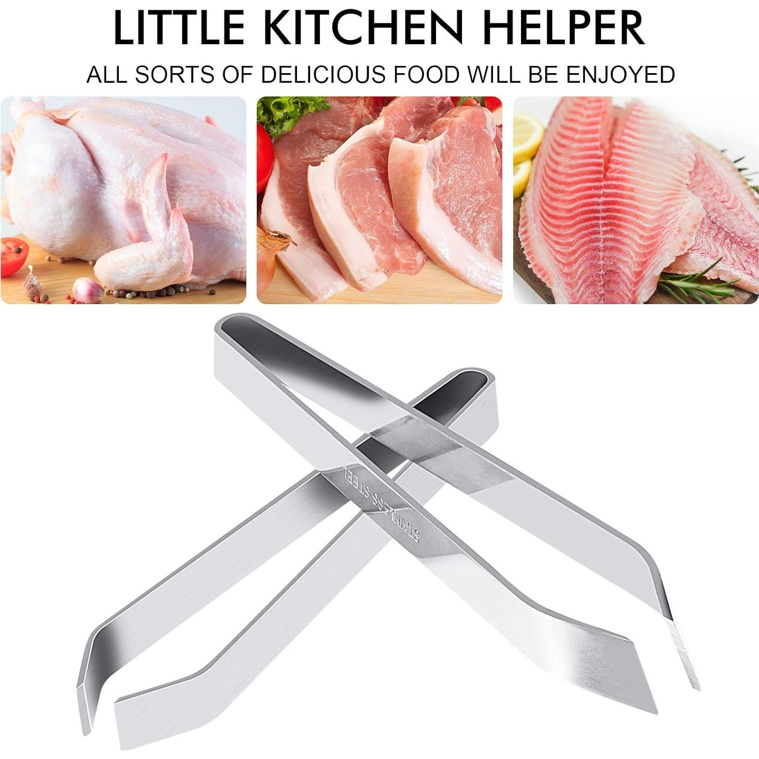 Pinzas para Espinas de Pescado Zaugontw de Acero Inoxidable