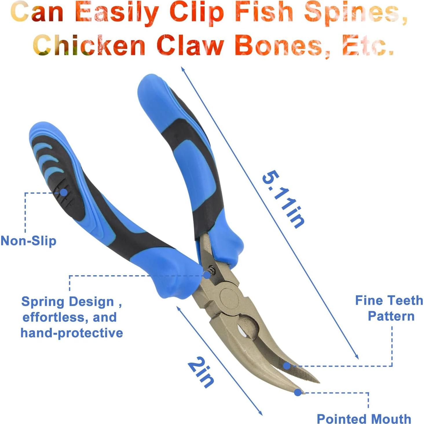 Pinzas para Huesos de Pescado MYBMHTNB - 2 Piezas, Ergonomía