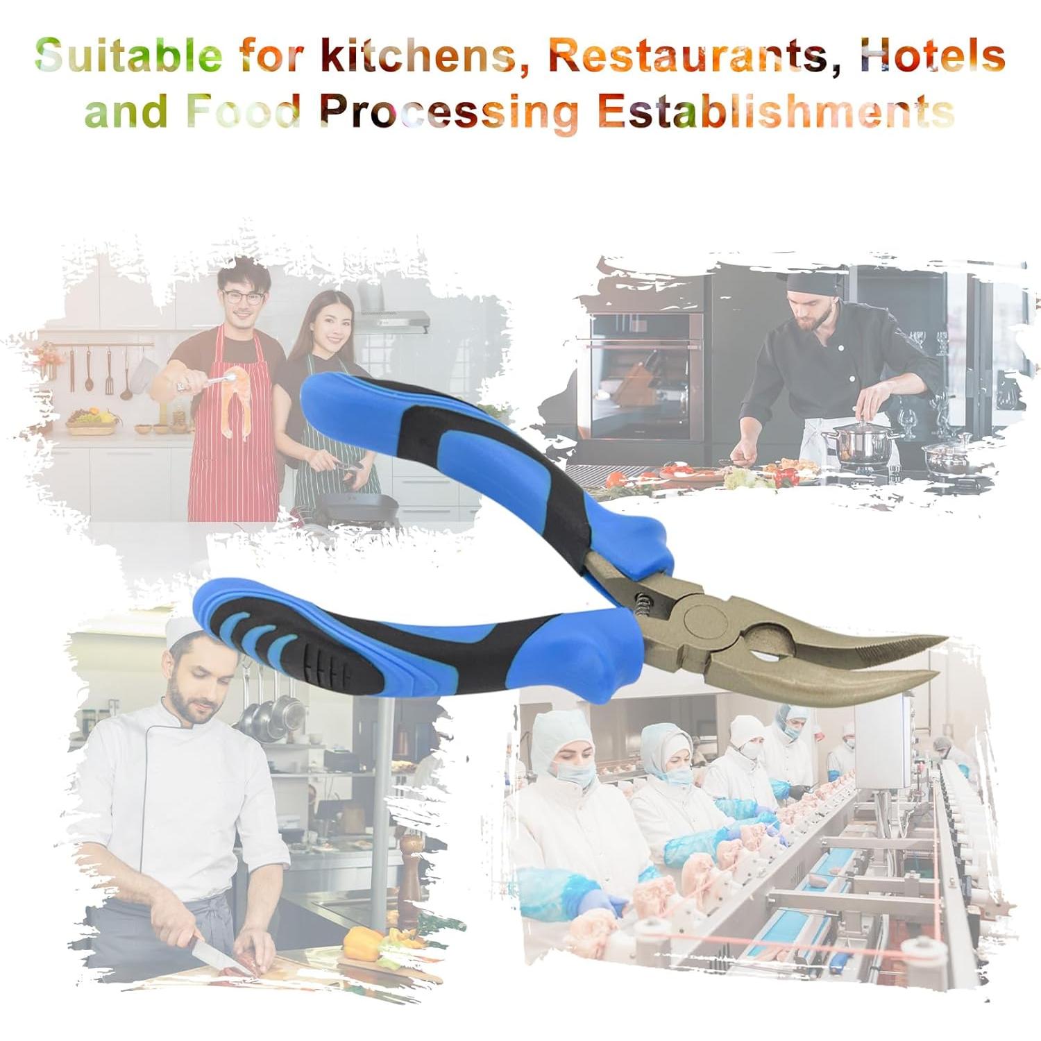 Pinzas para Huesos de Pescado MYBMHTNB - 2 Piezas, Ergonomía