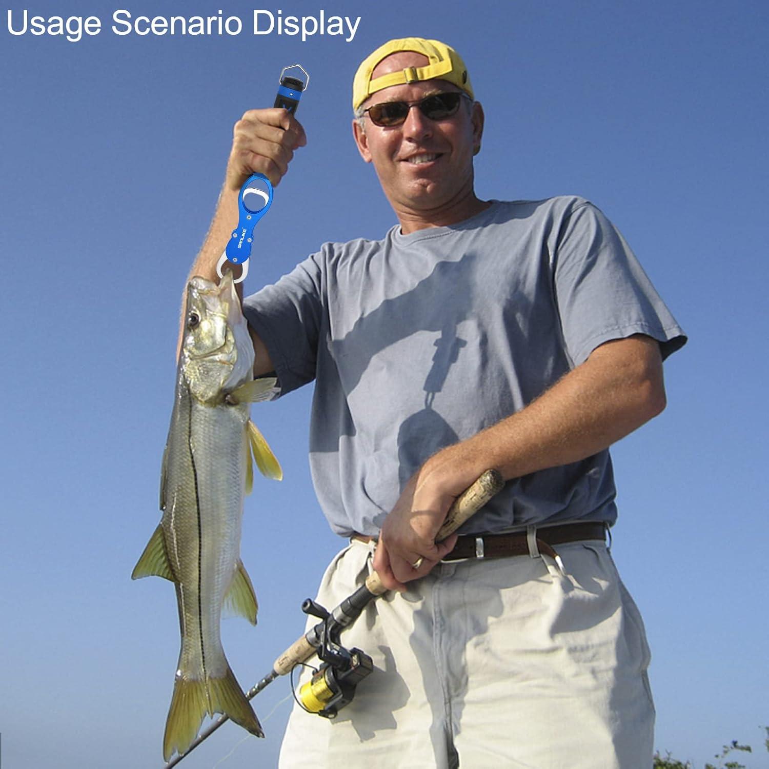 Pinzas de Pesca SANLIKE Agarrador de Labios 30 cm y Cortador 16.3 cm