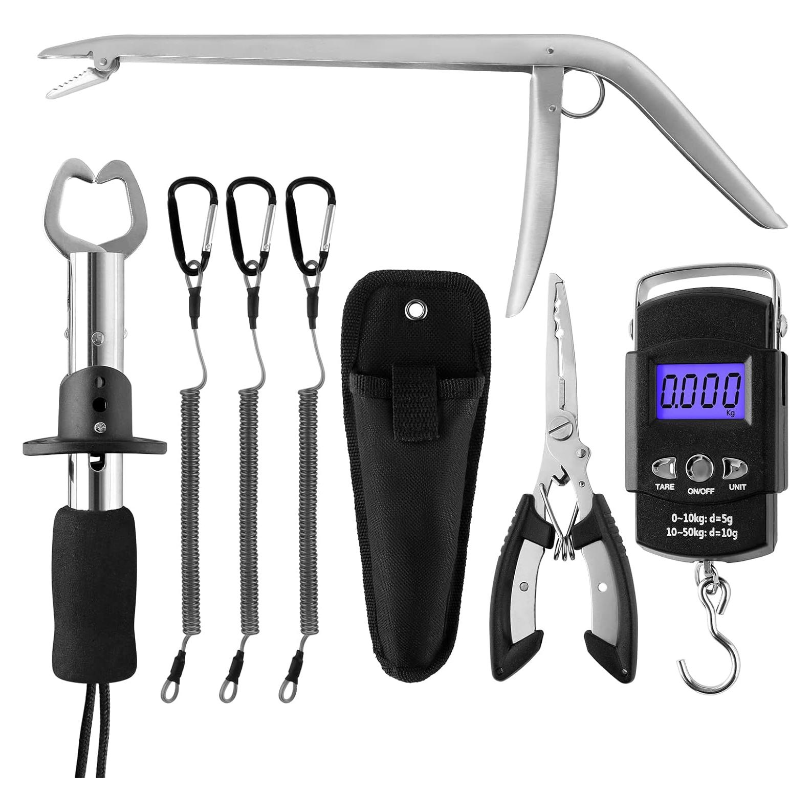 Kit de Herramientas de Pesca mouhike 7 Piezas Acero Inoxidable