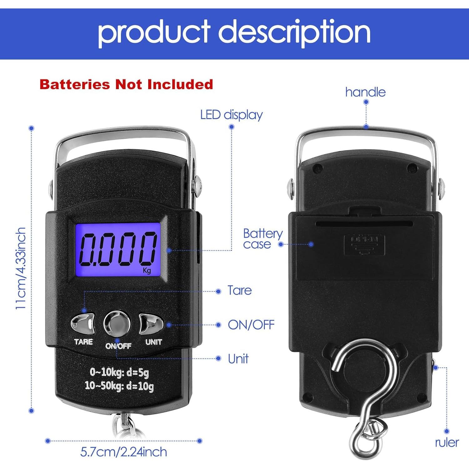 Kit de Herramientas de Pesca mouhike 7 Piezas Acero Inoxidable