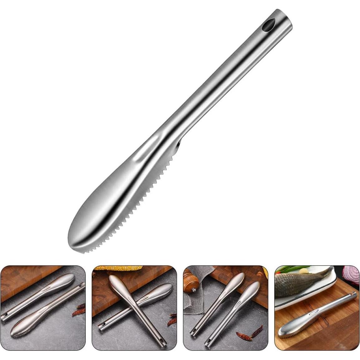 Herramienta Quitadora de Escamas de Pescado Milisten 2 Pcs