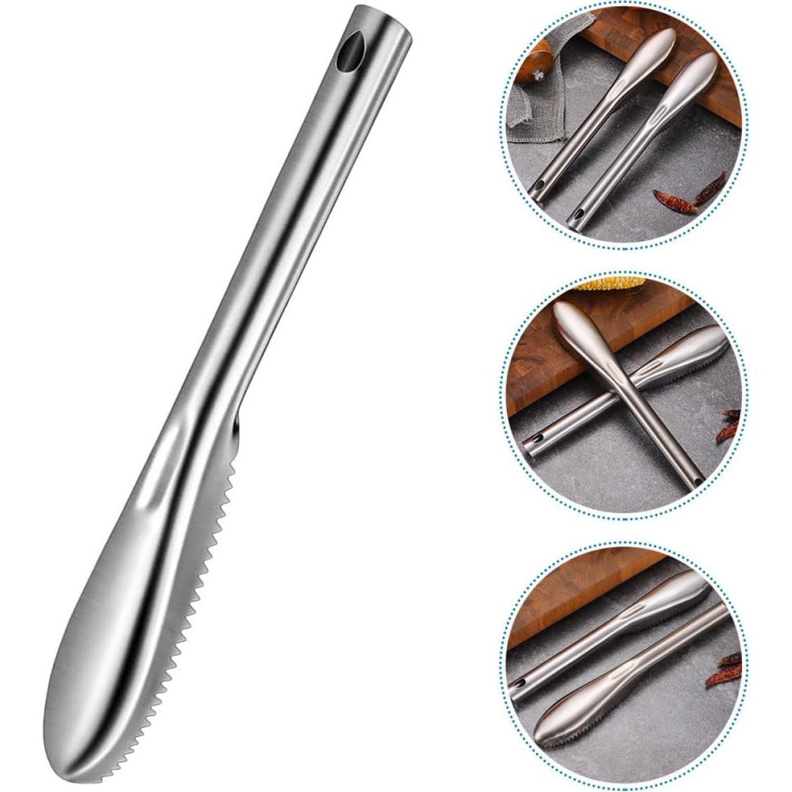 Herramienta Quitadora de Escamas de Pescado Milisten 2 Pcs