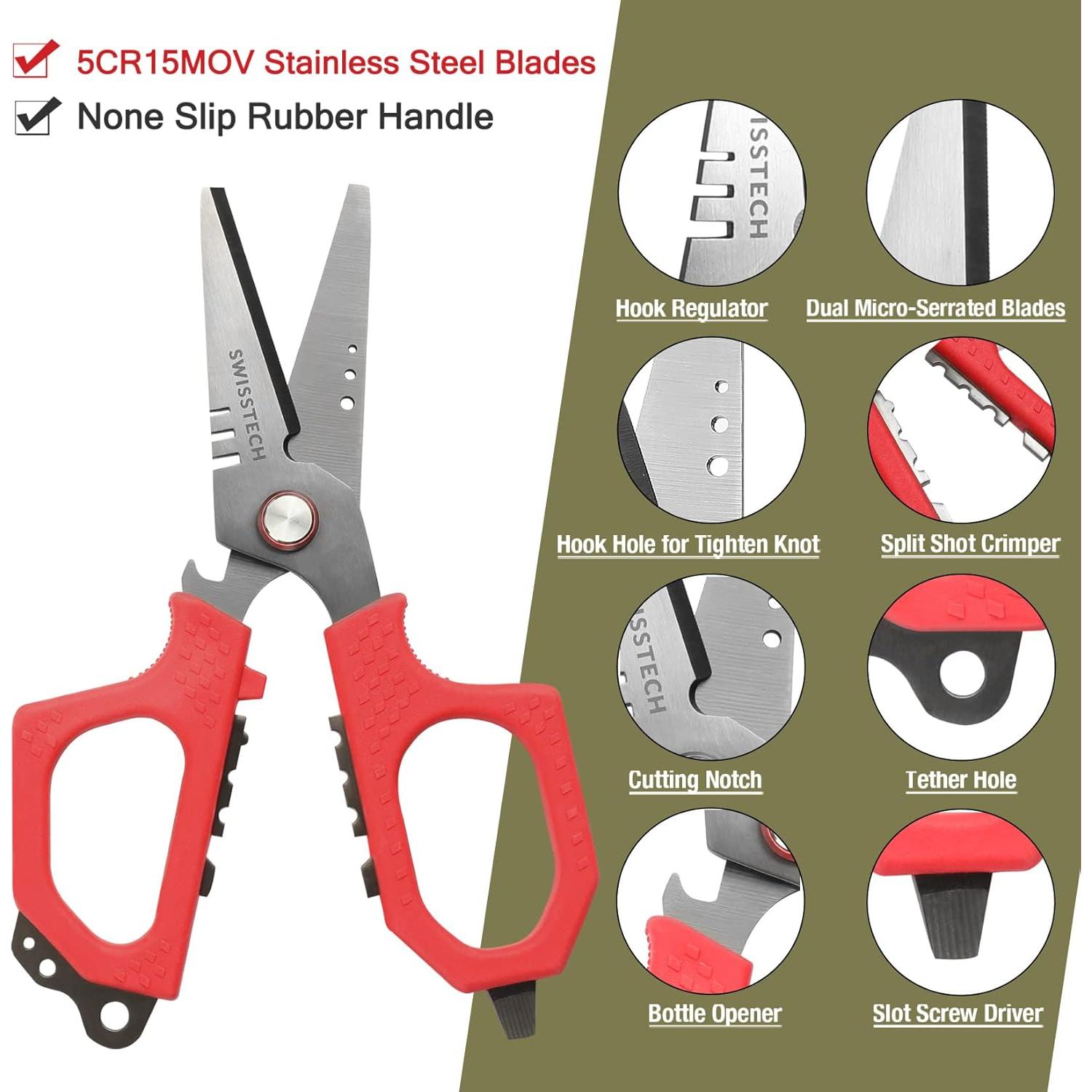 Kit de Herramientas de Pesca Swiss Tech 3PCS con Balanza