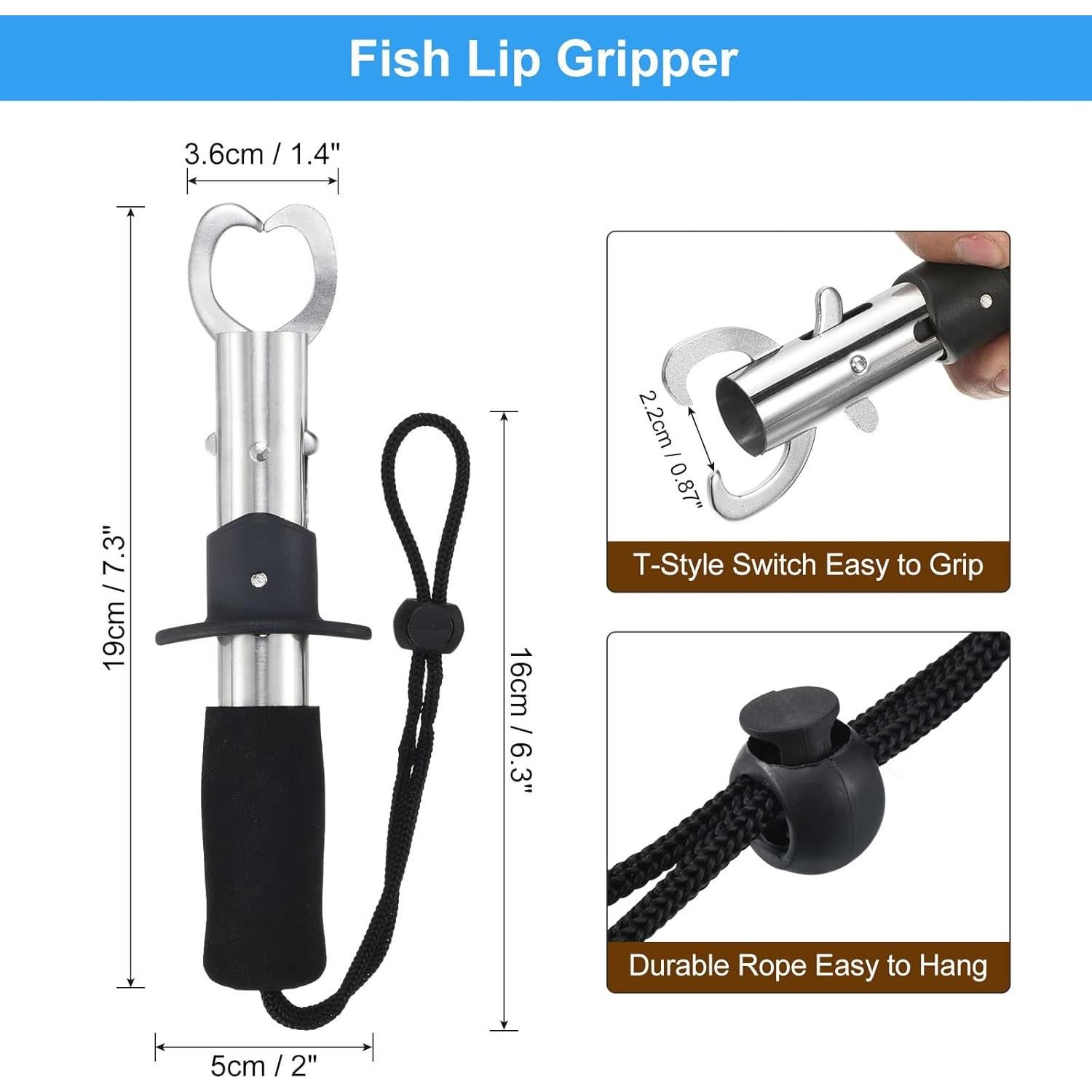 Kit de Herramientas de Pesca PATIKIL con Balanza Digital 50kg