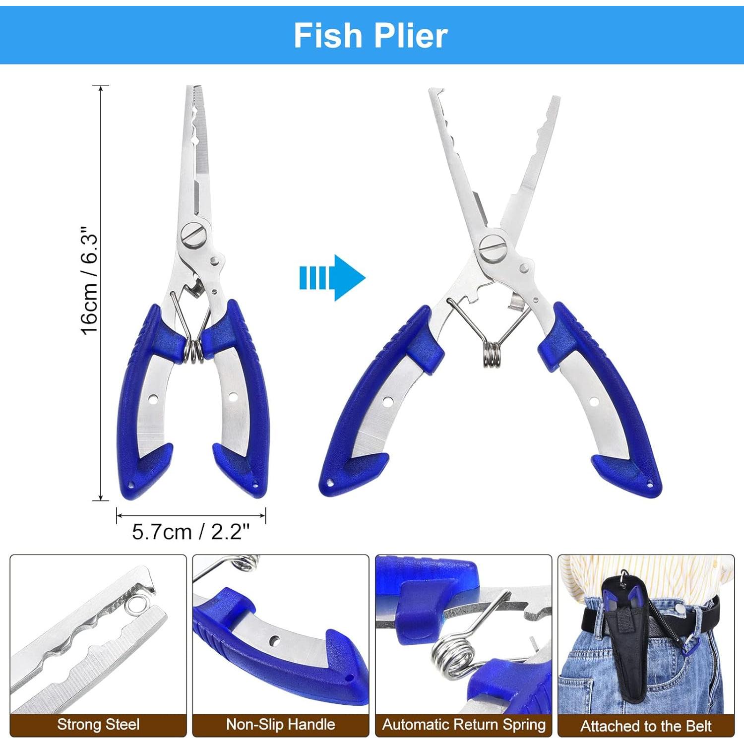Kit de Herramientas de Pesca PATIKIL con Balanza Digital 50kg