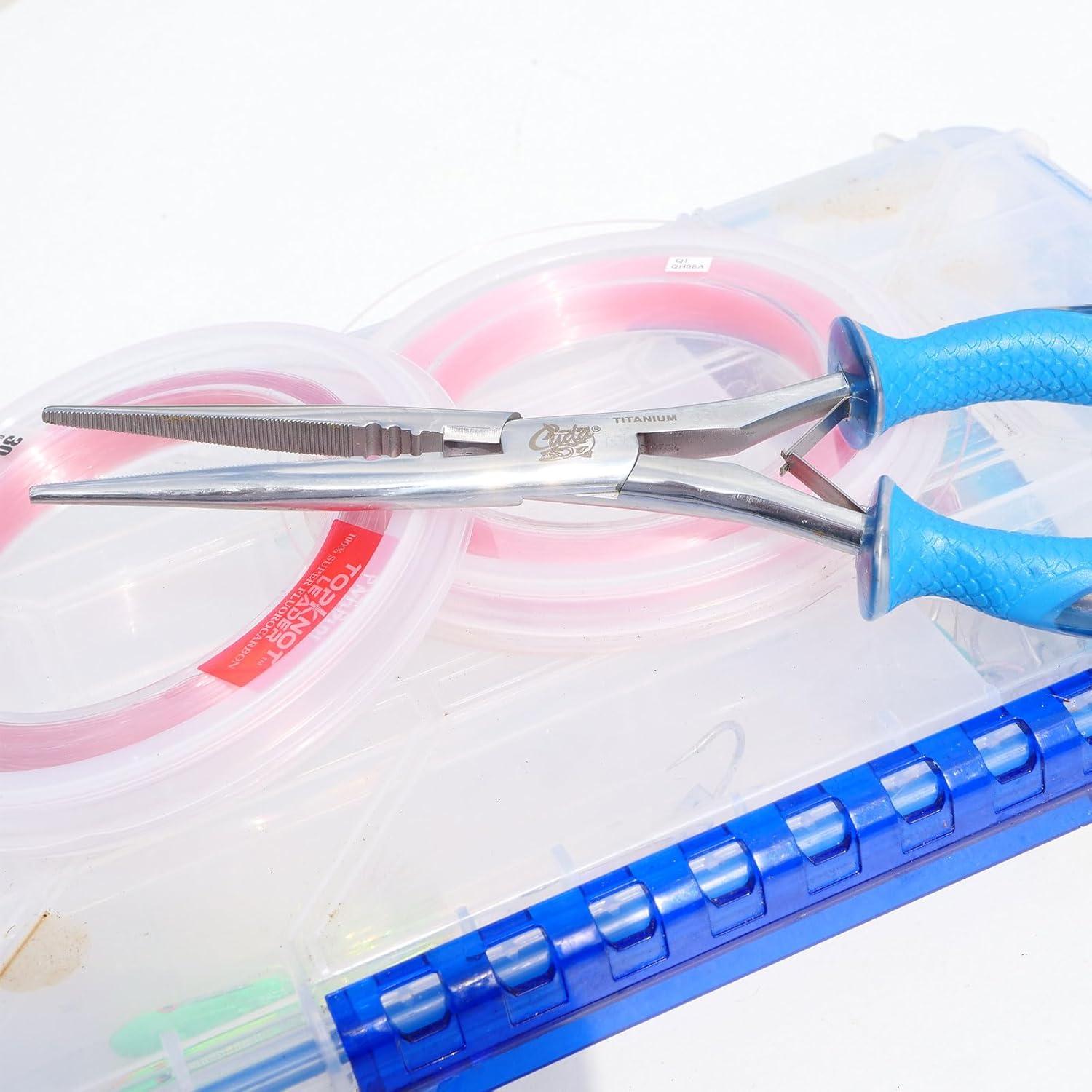 Alicates de Punta Larga Cuda 26 cm Acero Inoxidable Titanio