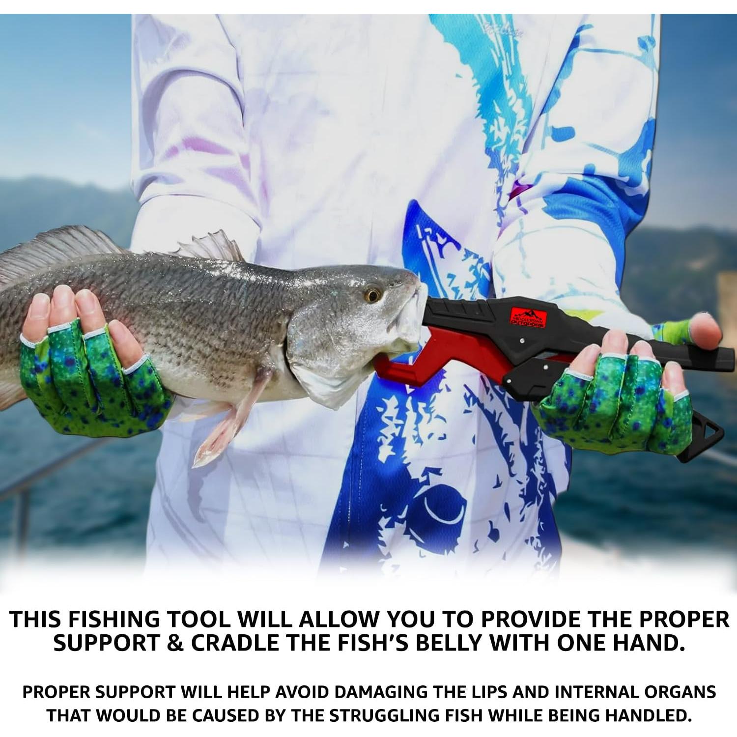 Agarrador de Labios de Pescado MIDDLETOWN OUTDOORS 27.94 cm