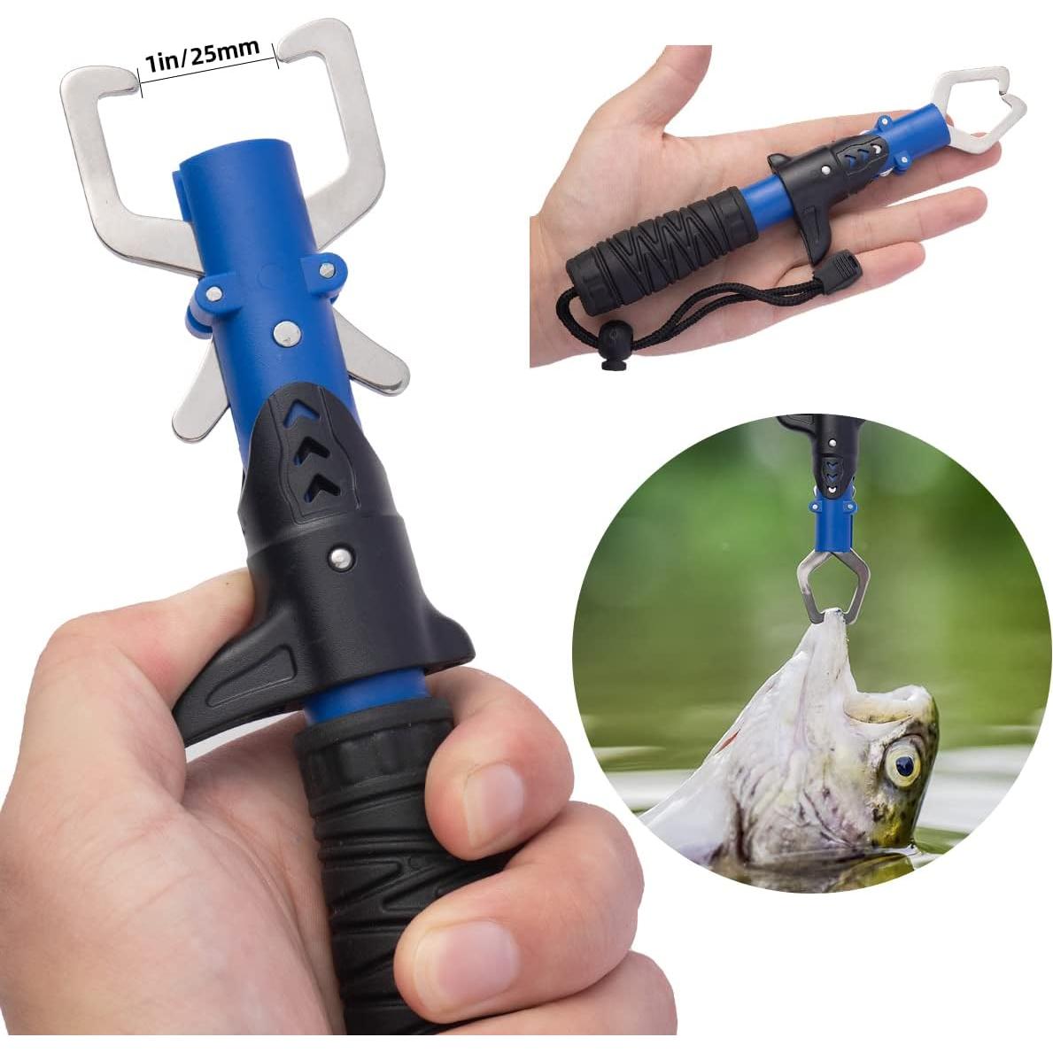 Juego de Herramientas de Pesca YAMLGHT 4 Piezas Acero Inoxidable