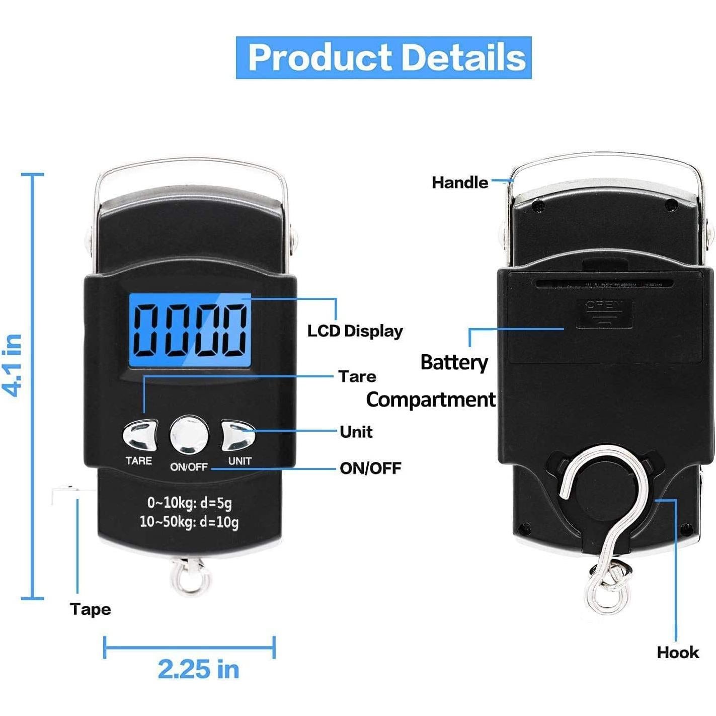 Juego de Herramientas de Pesca YAMLGHT 4 Piezas Acero Inoxidable