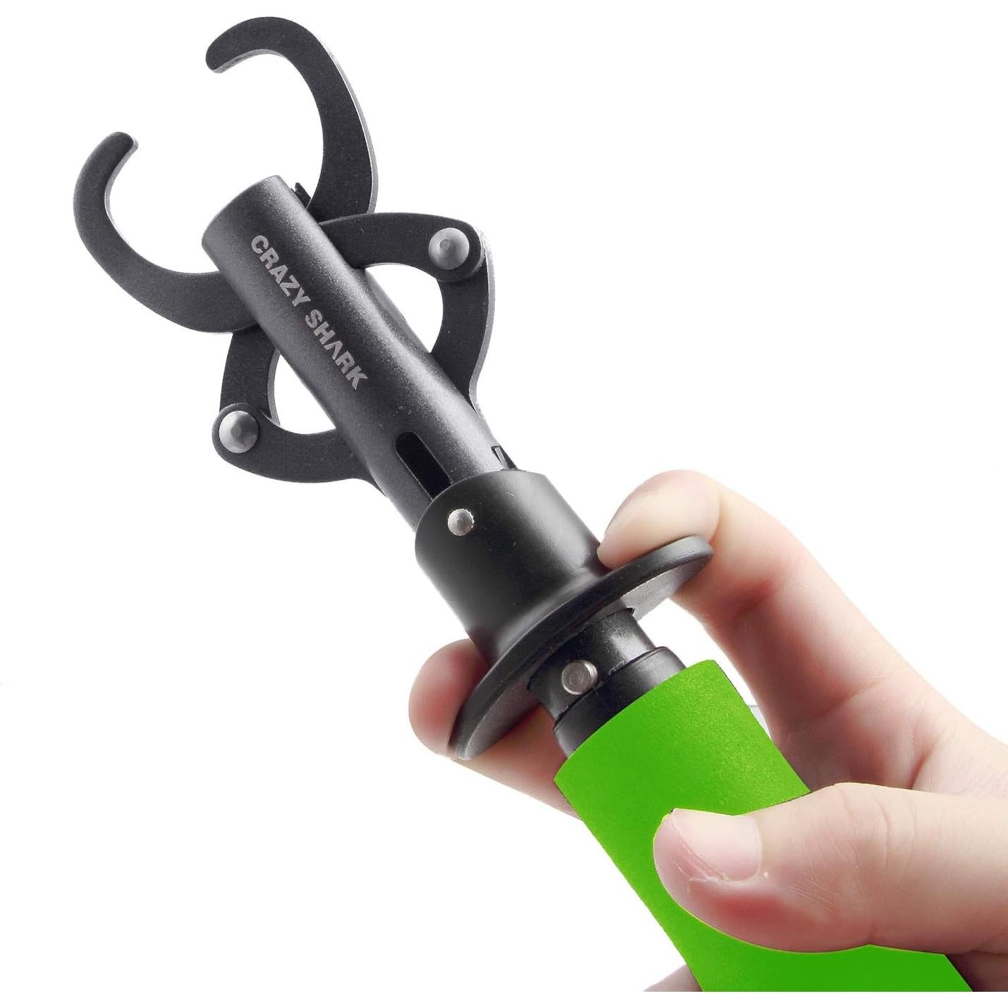 Removedor de Anzuelos Crazy Shark 30.5cm Verde Acero Inoxidable