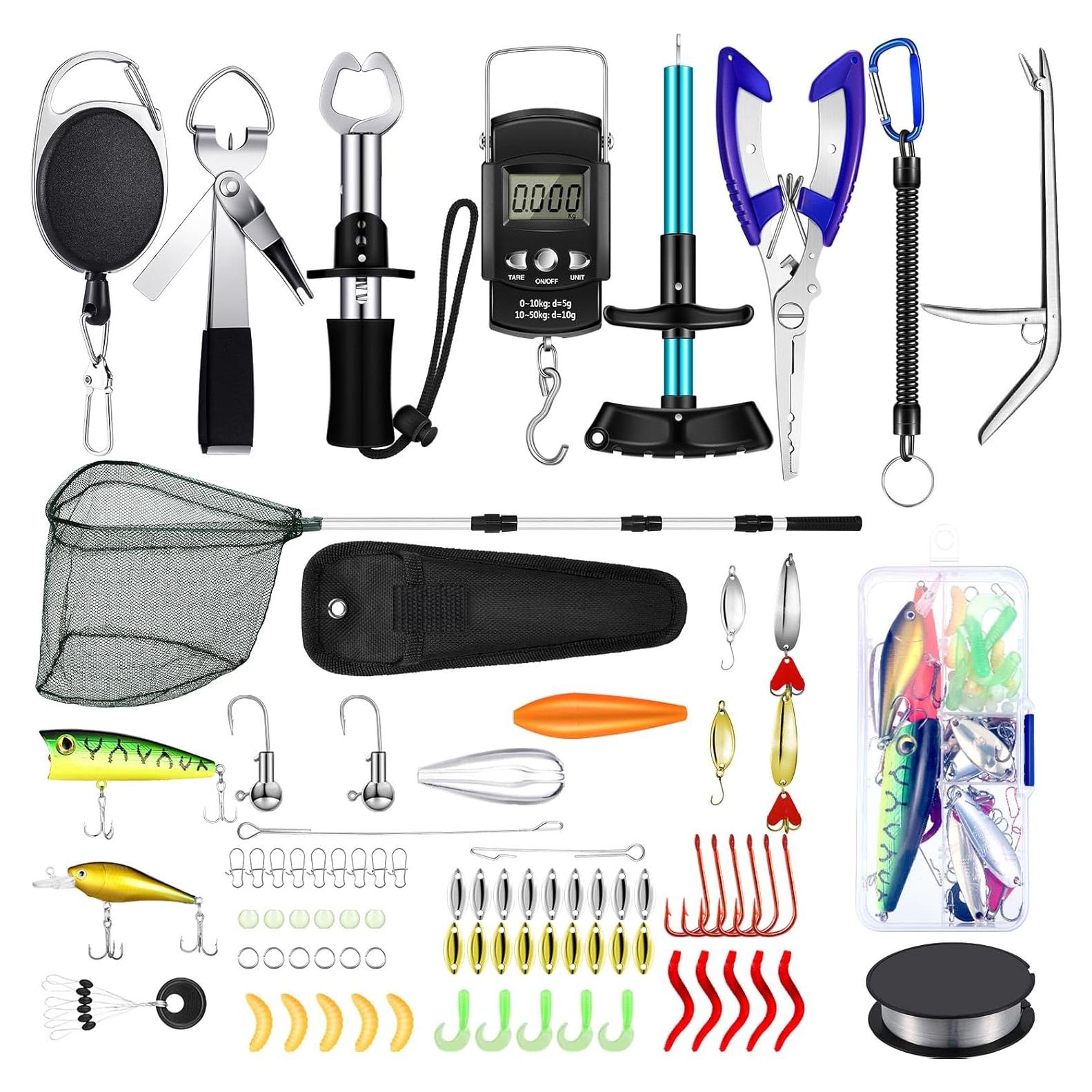 Kit de Herramientas de Pesca Sosation 134 Pcs con Accesorios