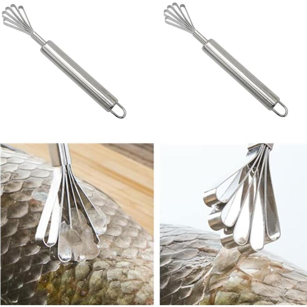 Raspador de Coco Jilukibo de Acero Inoxidable - 3 Piezas