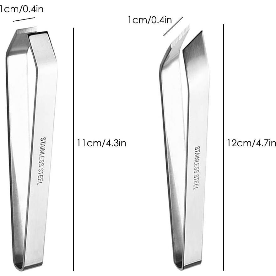 Set de 3 Pinzas de Espinas de Pescado maxin - Acero Inoxidable