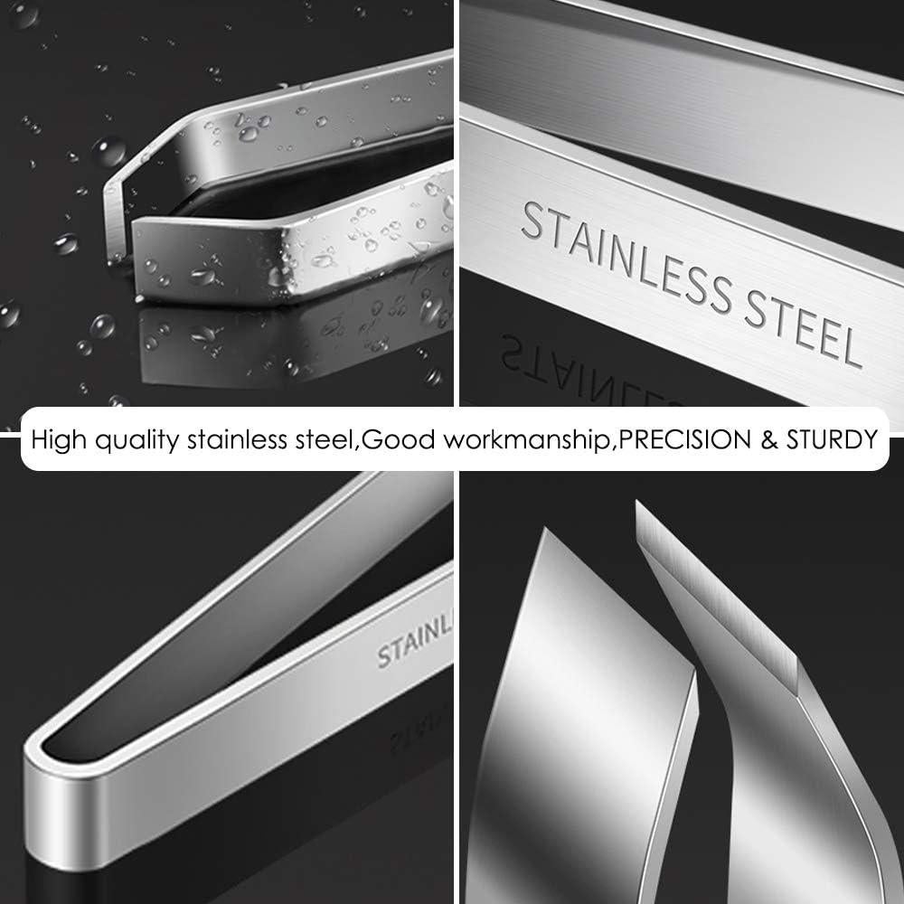 Set de 3 Pinzas de Espinas de Pescado maxin - Acero Inoxidable