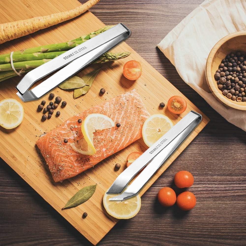 Set de 3 Pinzas de Espinas de Pescado maxin - Acero Inoxidable