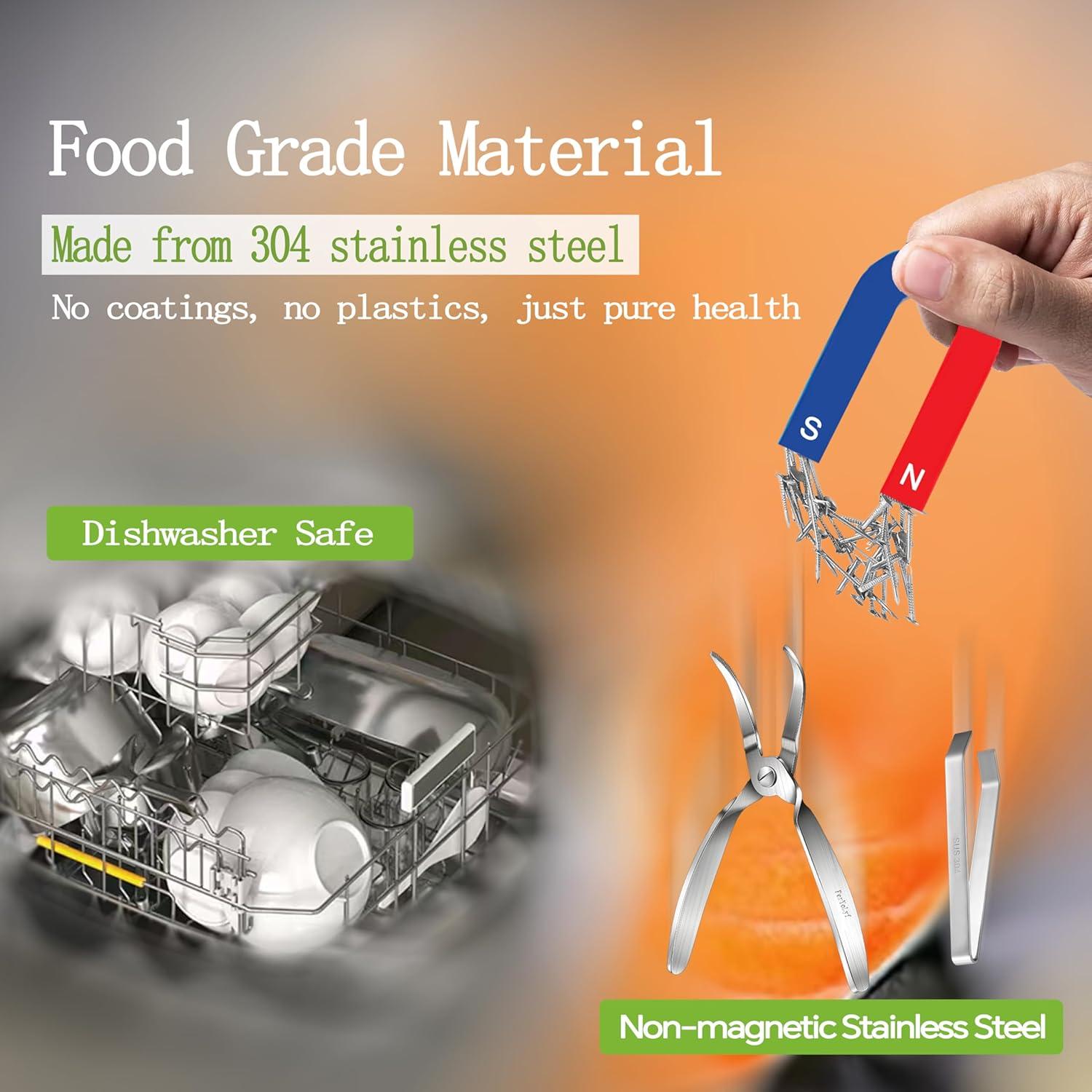 Pinzas de Huesos de Pescado PerYoLyf Acero Inoxidable 304