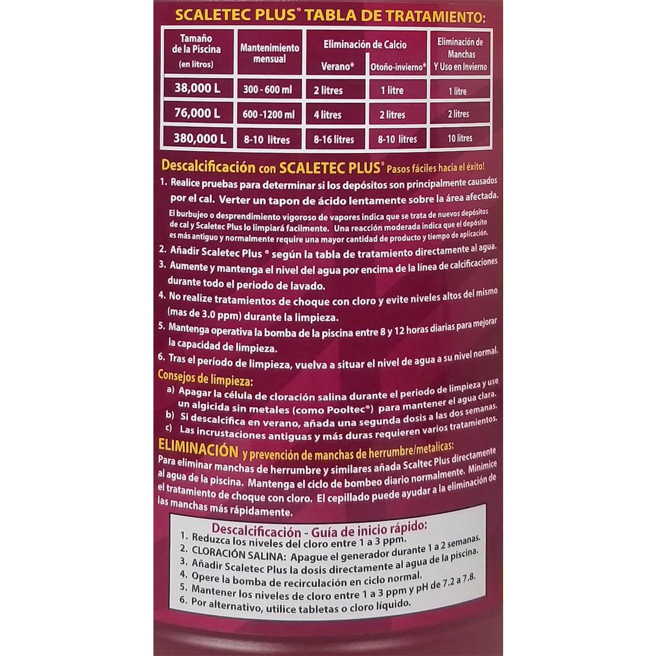 Desincrustante EasyCare Scaletec Plus 1.89L para Piscinas