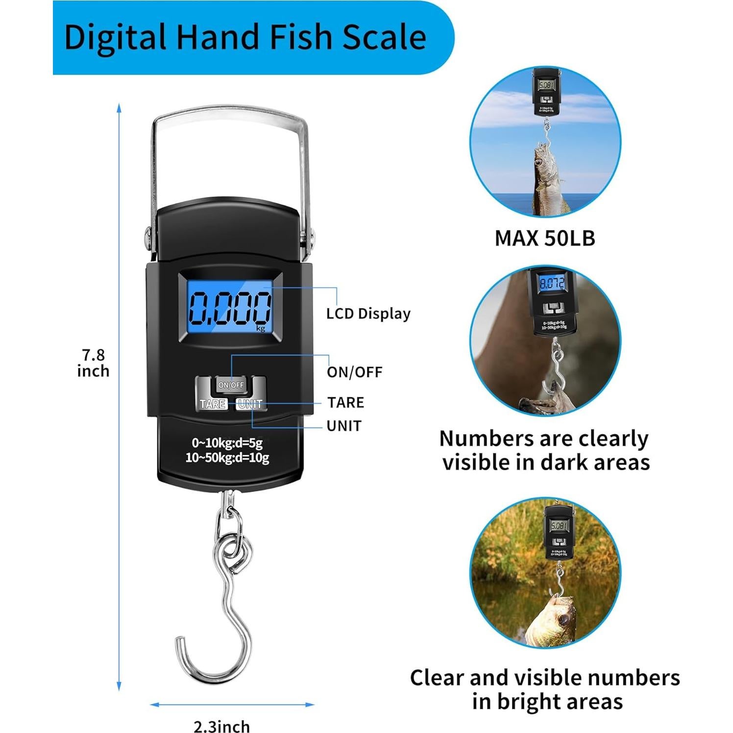 Kit de Herramientas de Pesca AOFUXTI - 6 Piezas, Acero Inoxidable