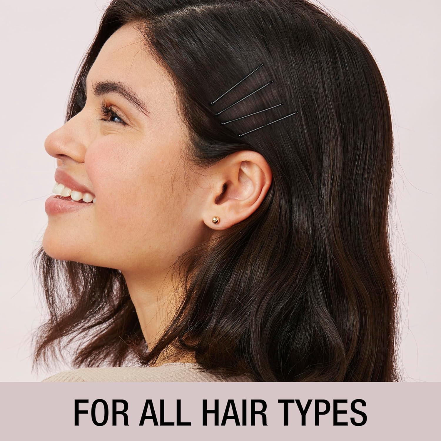 Conair Horquillas Negras 75 Unidades con Estuche de Almacenamiento