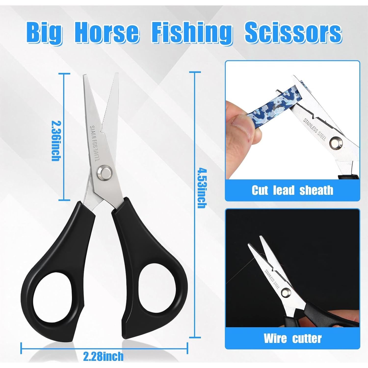 Kit de Herramientas de Pesca JOYOUSLIFE 5 Piezas Acero Inoxidable