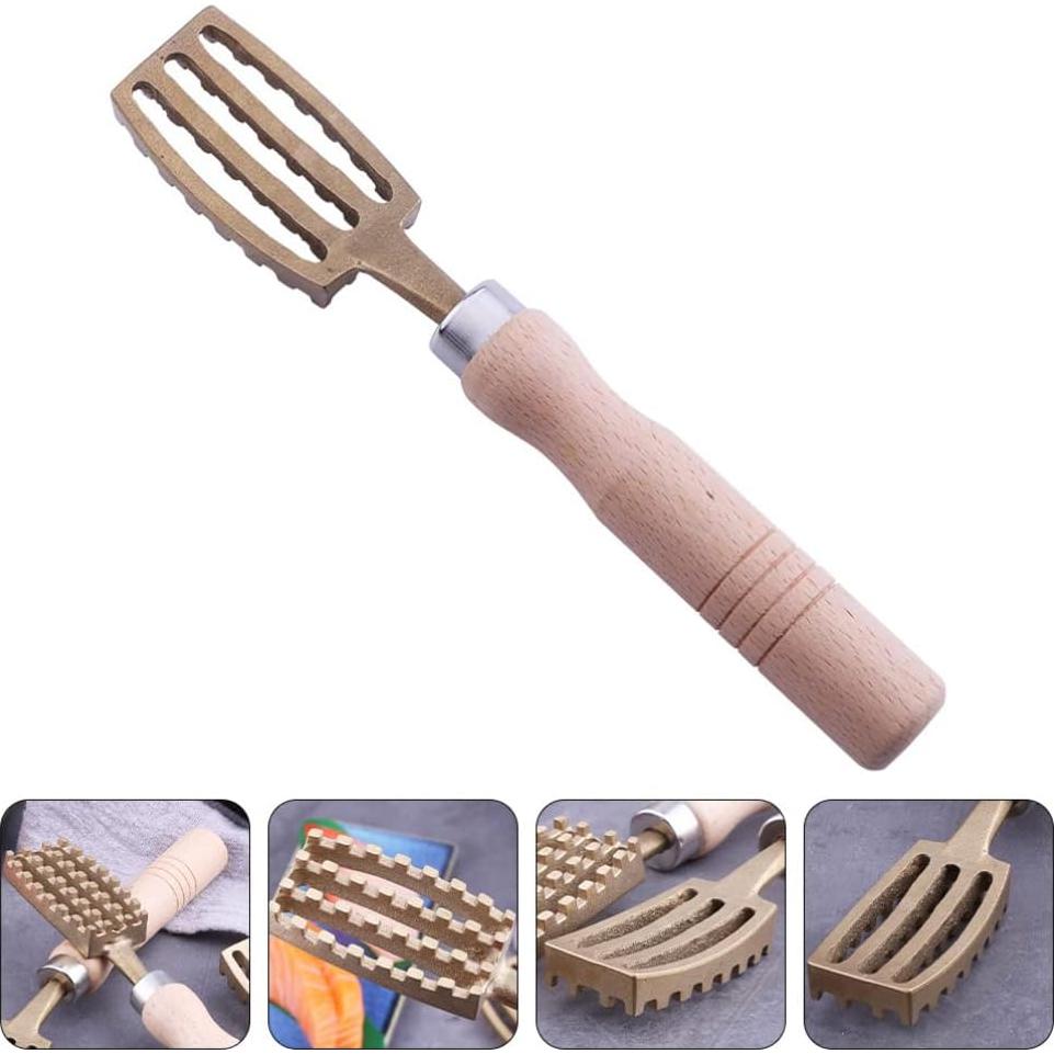 Herramienta Limpiadora de Piel de Pescado Hemoton 20cm Mango Antideslizante