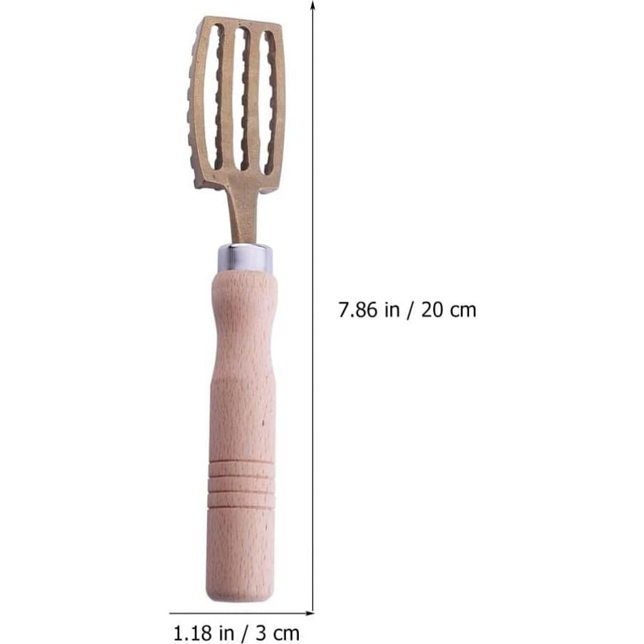 Herramienta Limpiadora de Piel de Pescado Hemoton 20cm Mango Antideslizante