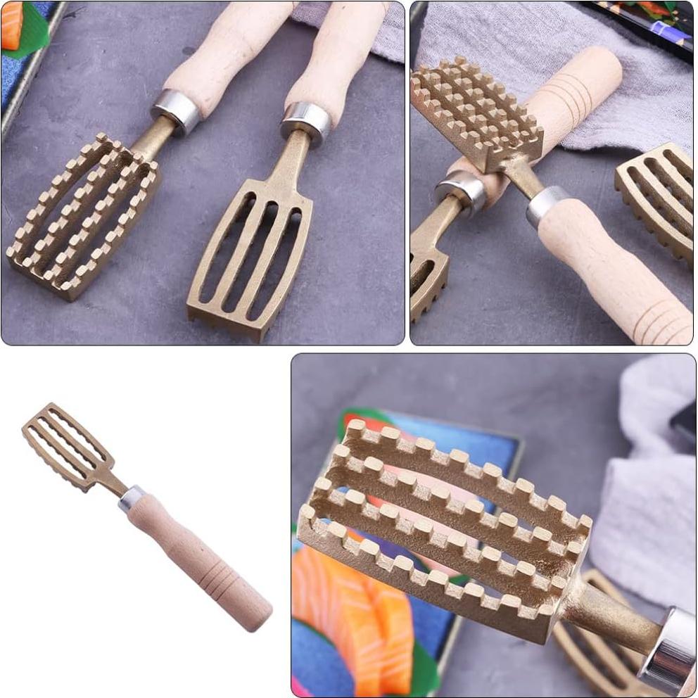 Herramienta Limpiadora de Piel de Pescado Hemoton 20cm Mango Antideslizante