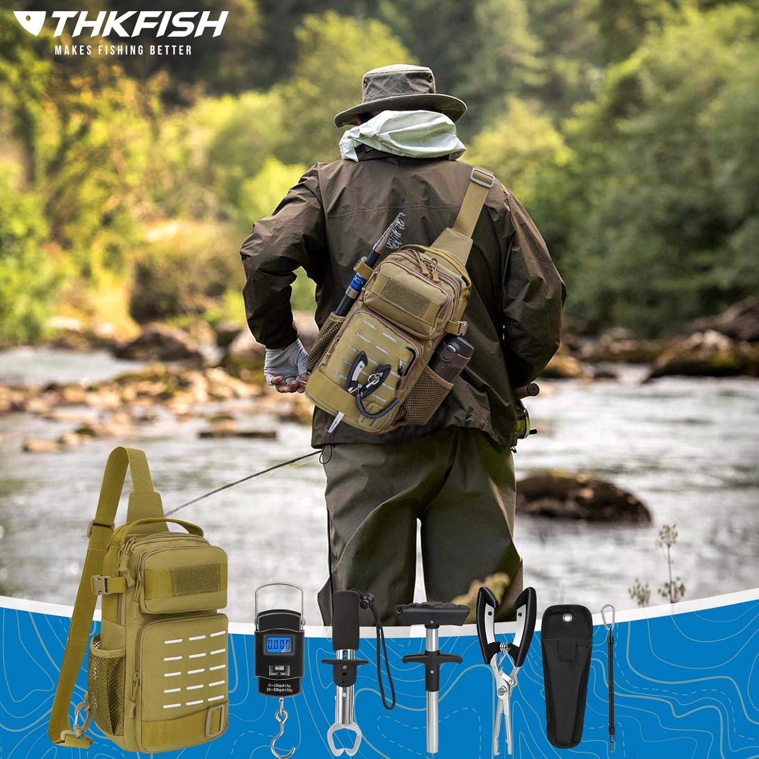 Mochila de Pesca THKFISH con Kit Completo de Accesorios