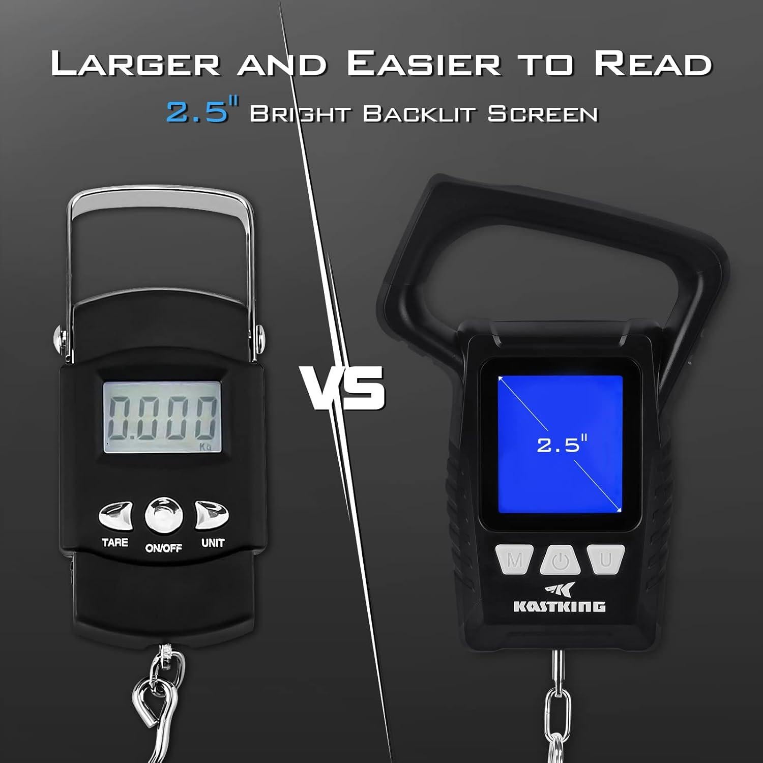 Balanza Digital Flotante KastKing WideView 110lb (49.9kg)