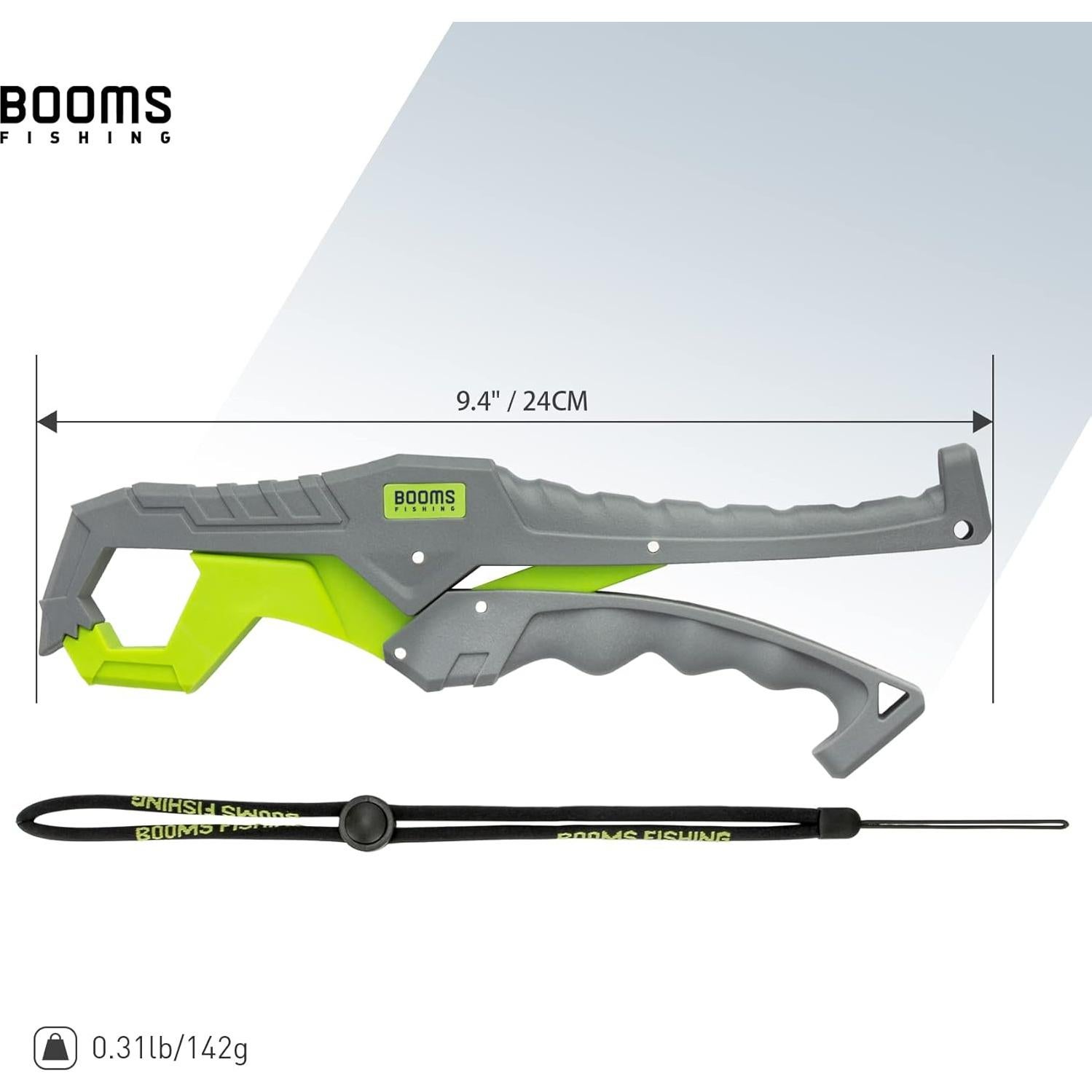 Agarrador de Labios Booms Fishing G05 24 cm Nylon Verde