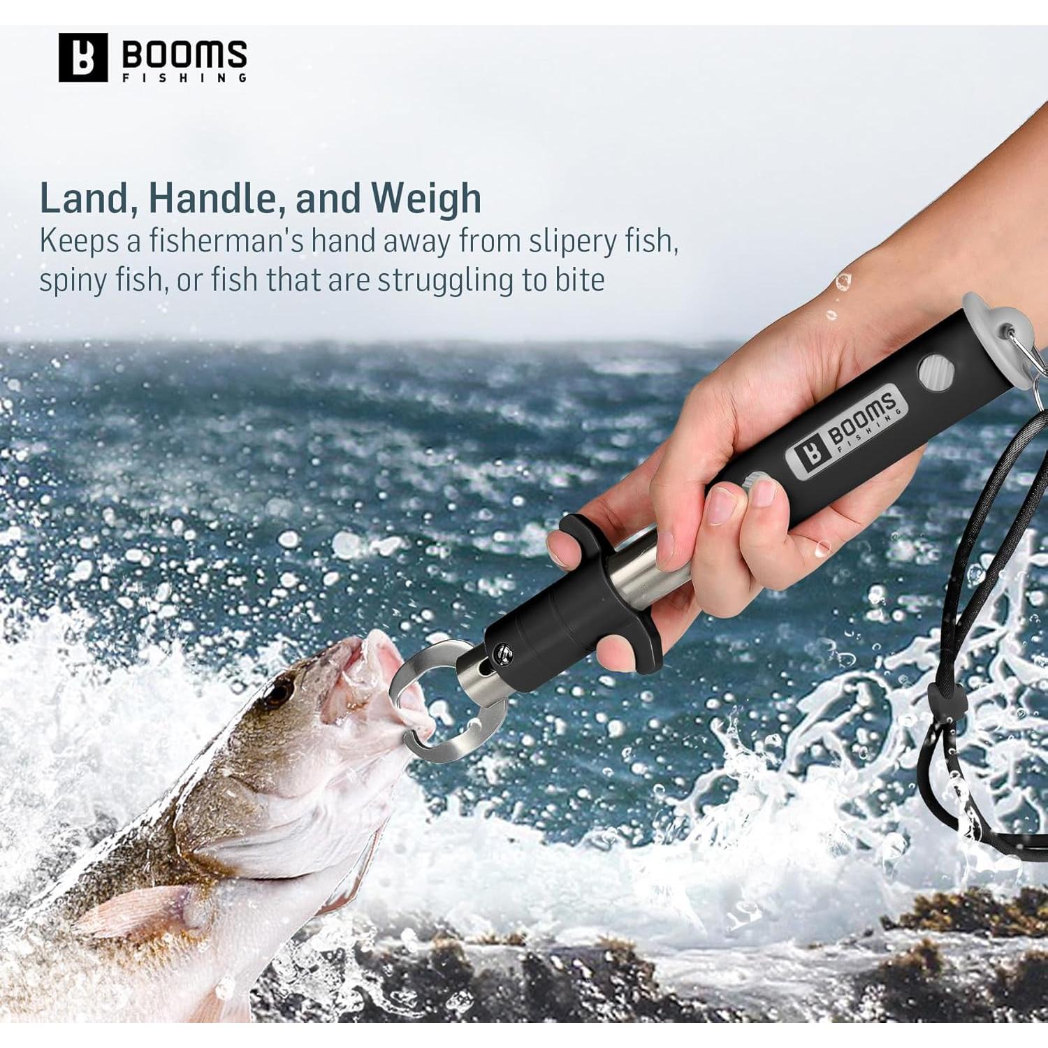 Agarrador de Pescado Booms Fishing G11 con Balanza 24kg