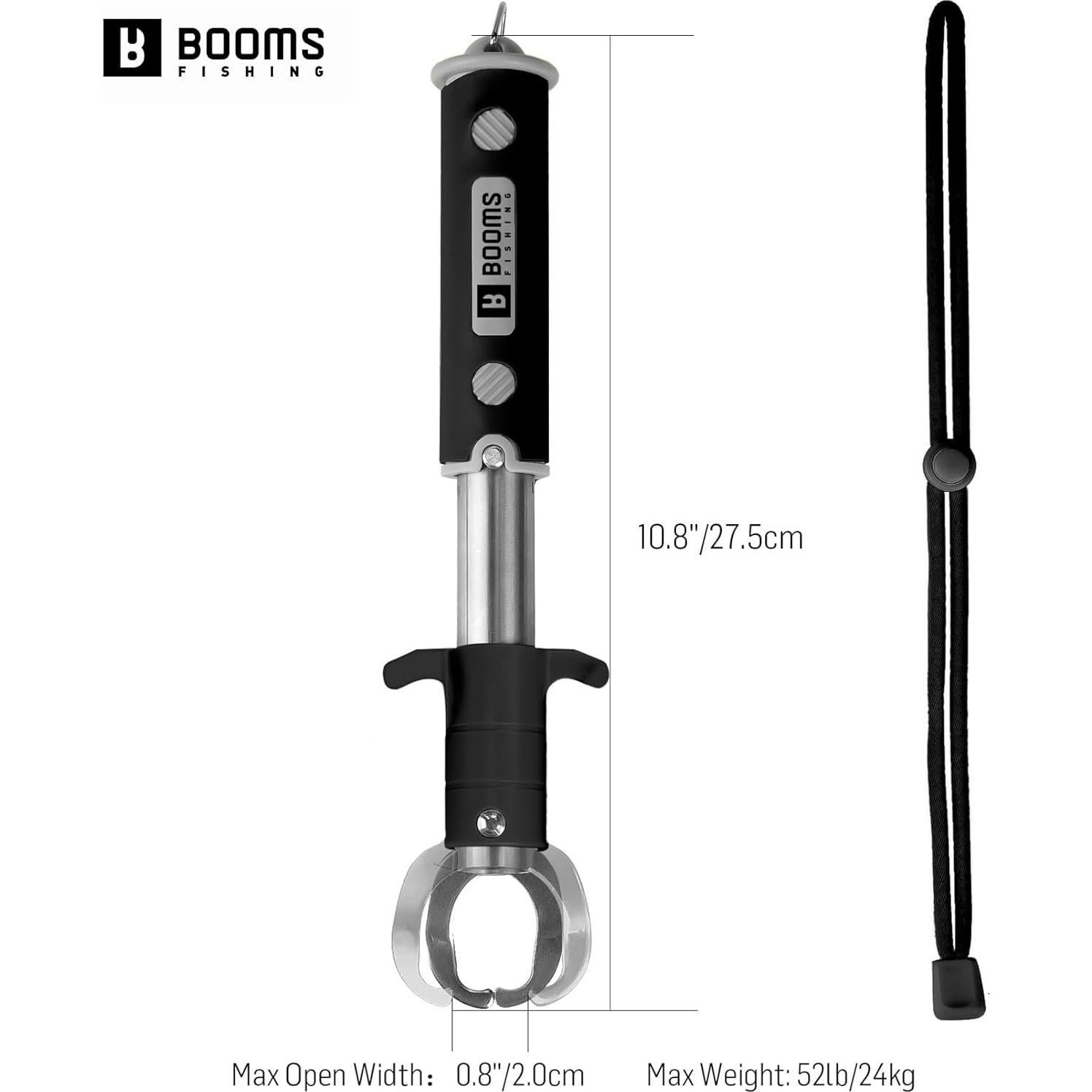 Agarrador de Pescado Booms Fishing G11 con Balanza 24kg