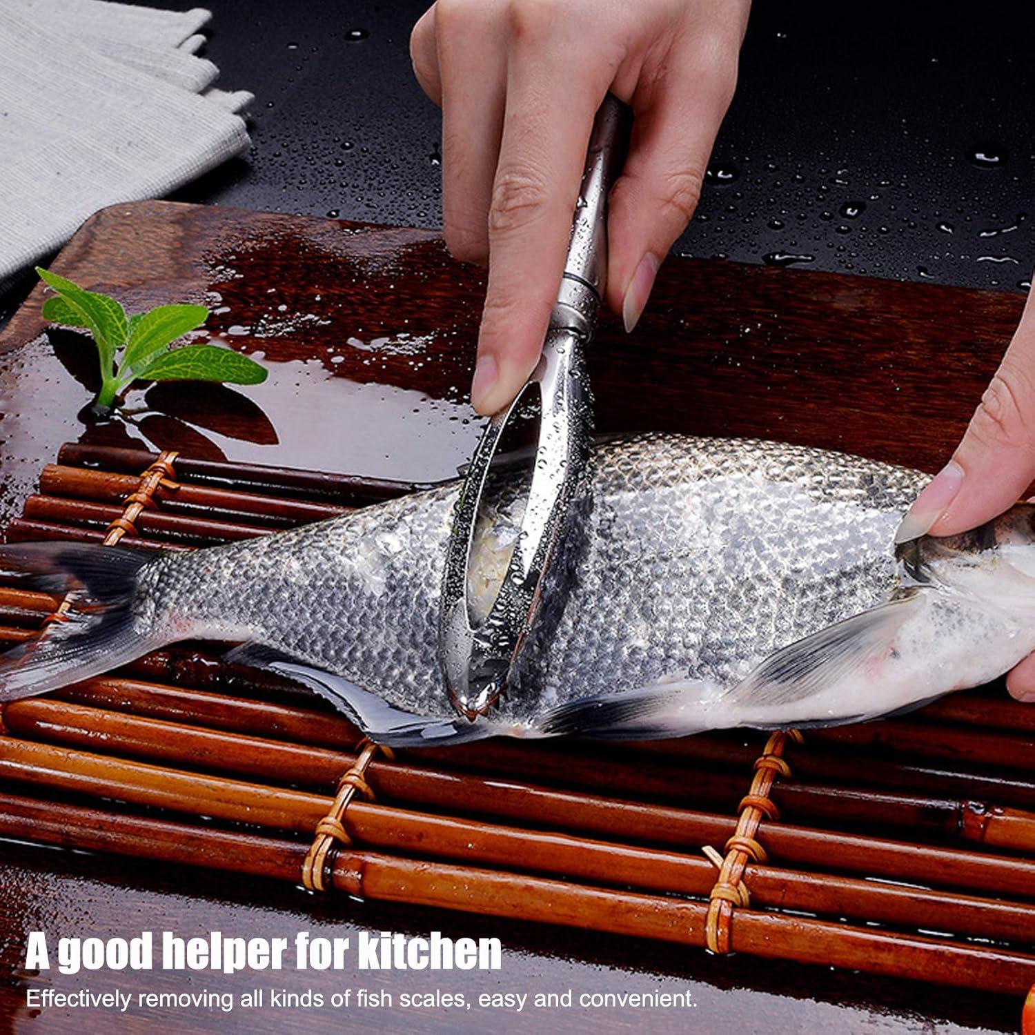 Quitacáscaras de Pescado Cyrank Acero Inoxidable 23.8cm