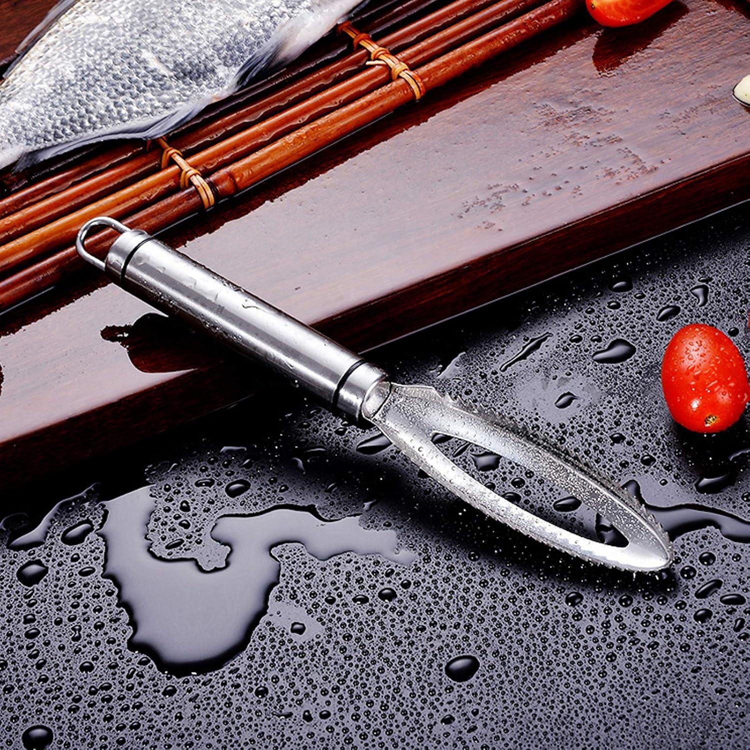 Quitacáscaras de Pescado Cyrank Acero Inoxidable 23.8cm