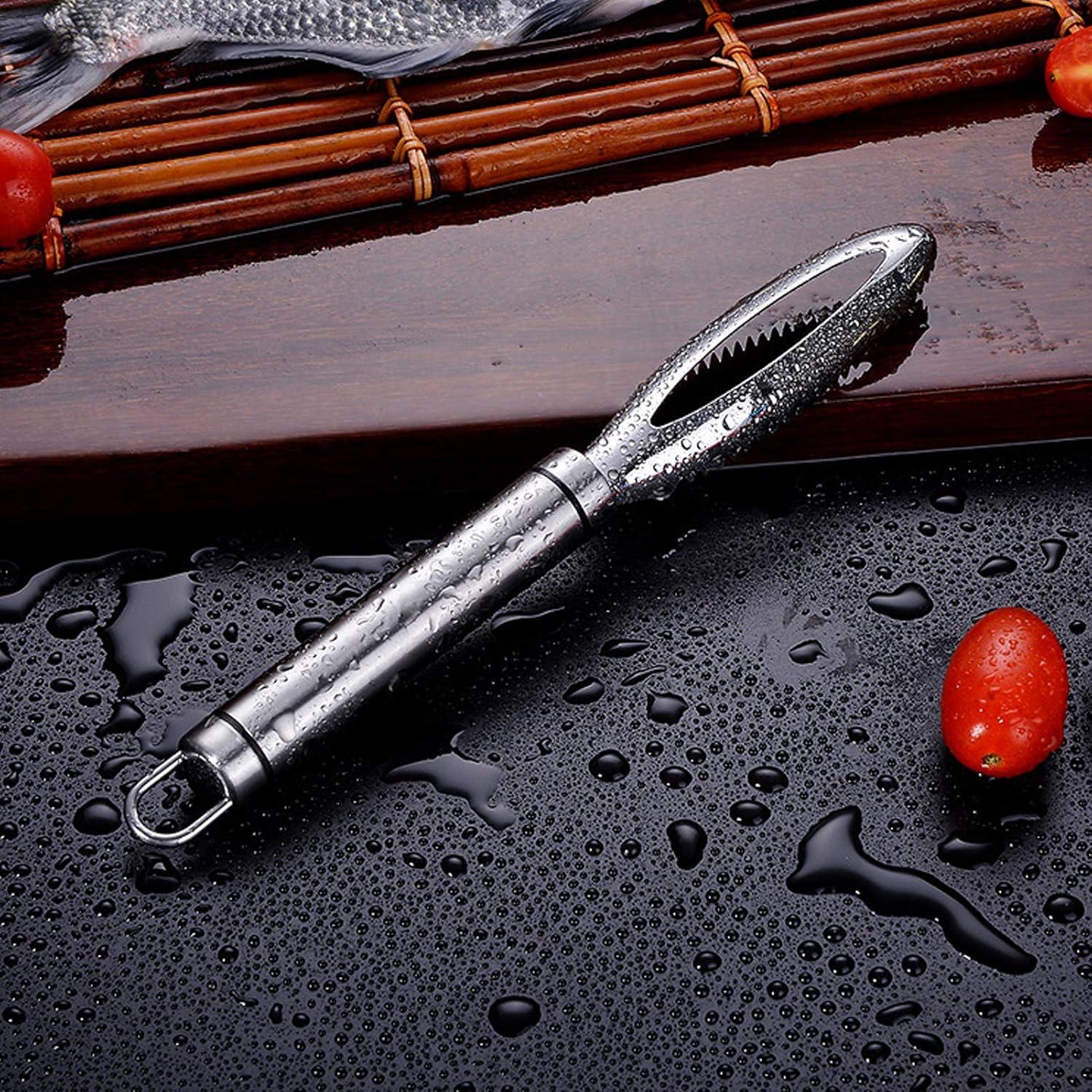 Quitacáscaras de Pescado Cyrank Acero Inoxidable 23.8cm