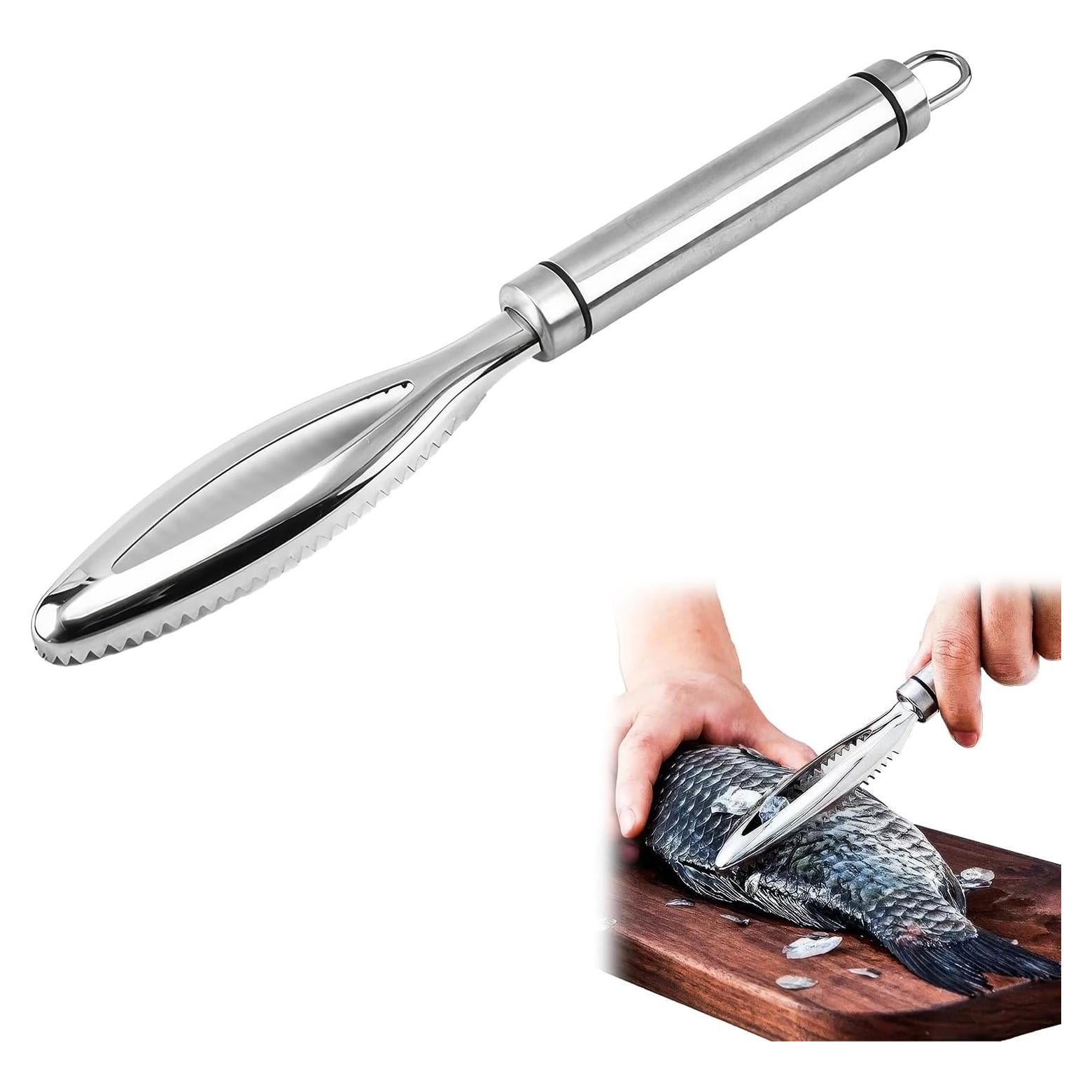 Removedor de Escamas de Pescado BINGONE Acero Inoxidable 24x11cm