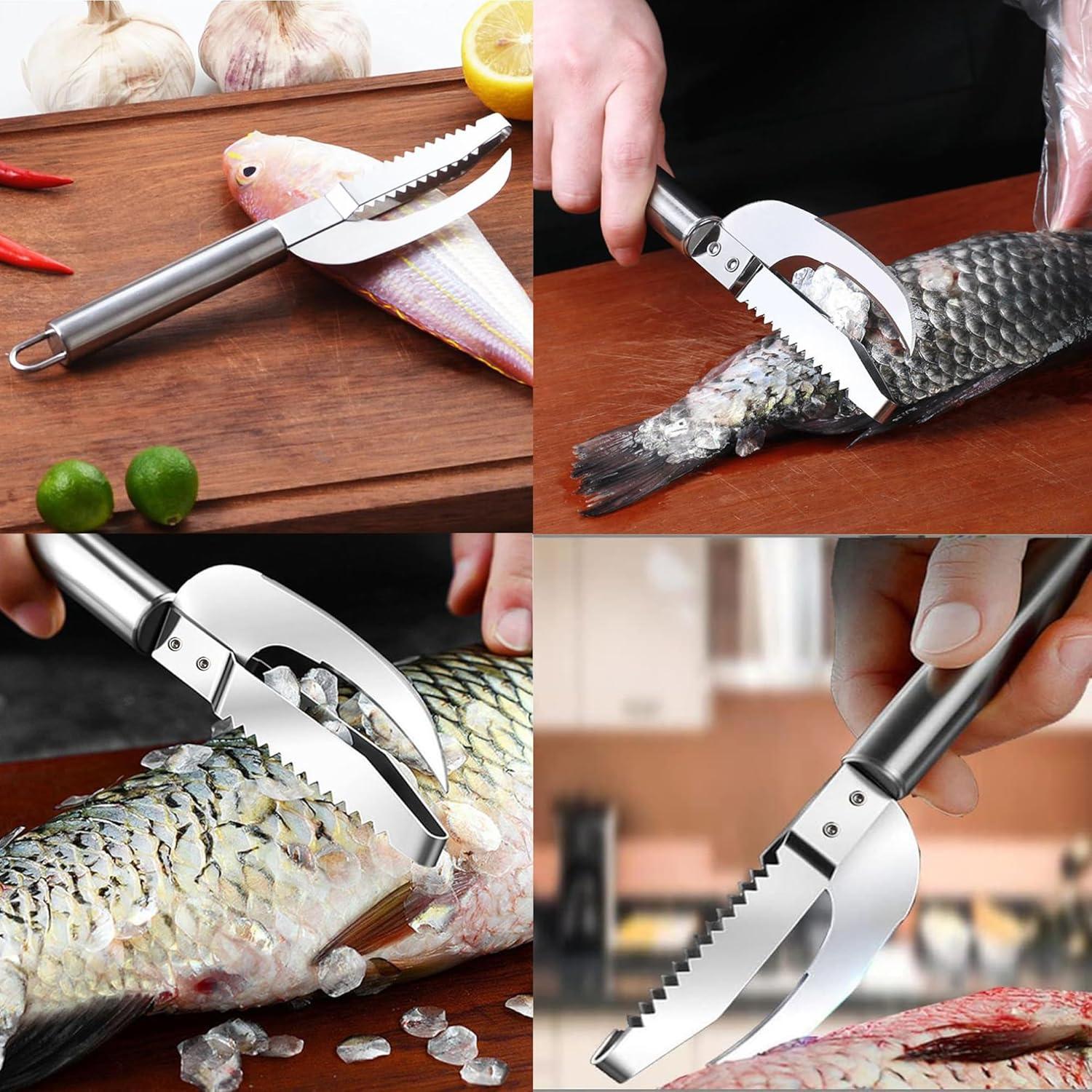 Cuchillo Escamador de Pescado Little Syohe 9.14 cm Acero Inoxidable