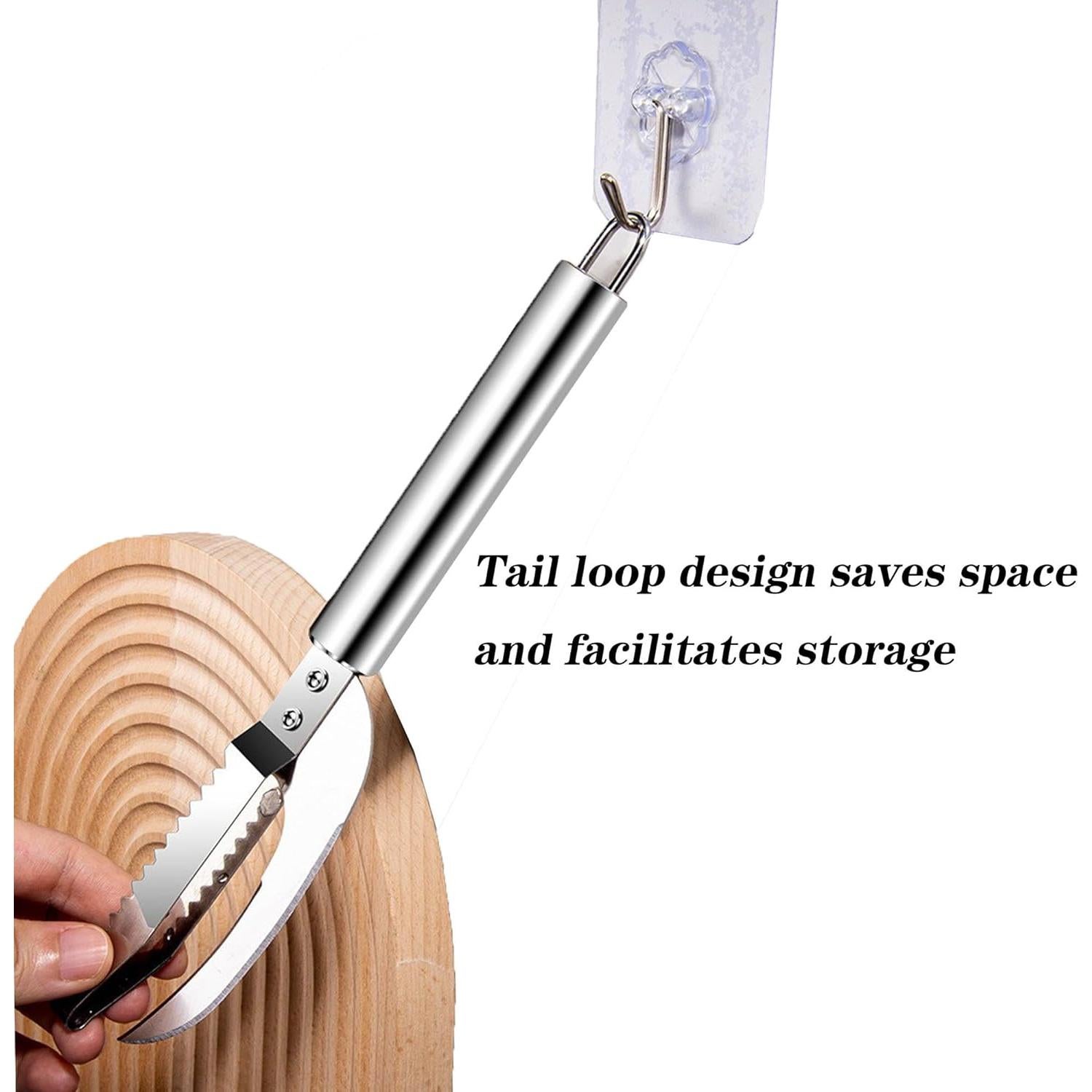 Cuchillo Escamador de Pescado Little Syohe 9.14 cm Acero Inoxidable