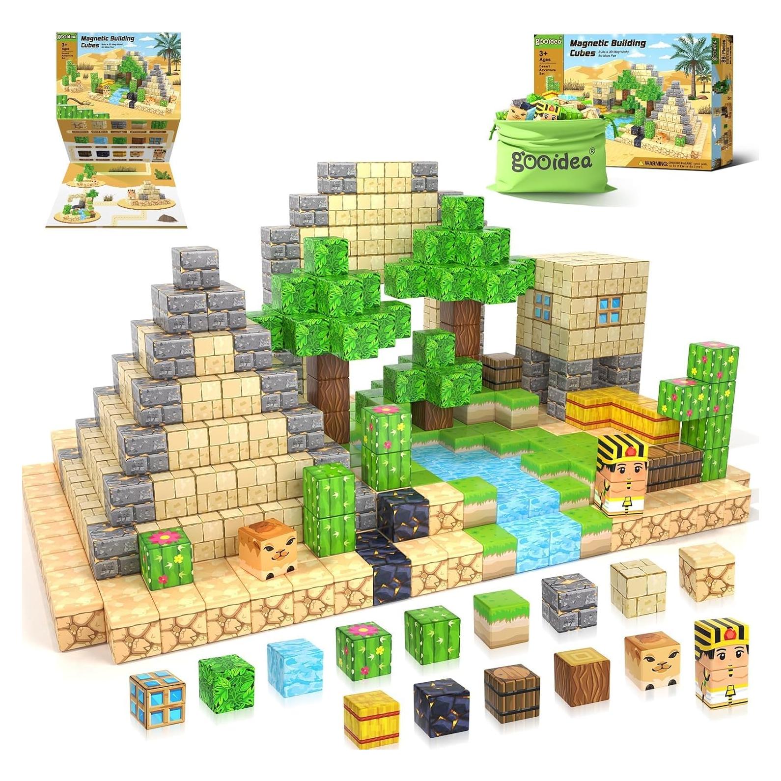 Bloques Magnéticos Gooidea 88PCS Set Desierto 2,54 cm