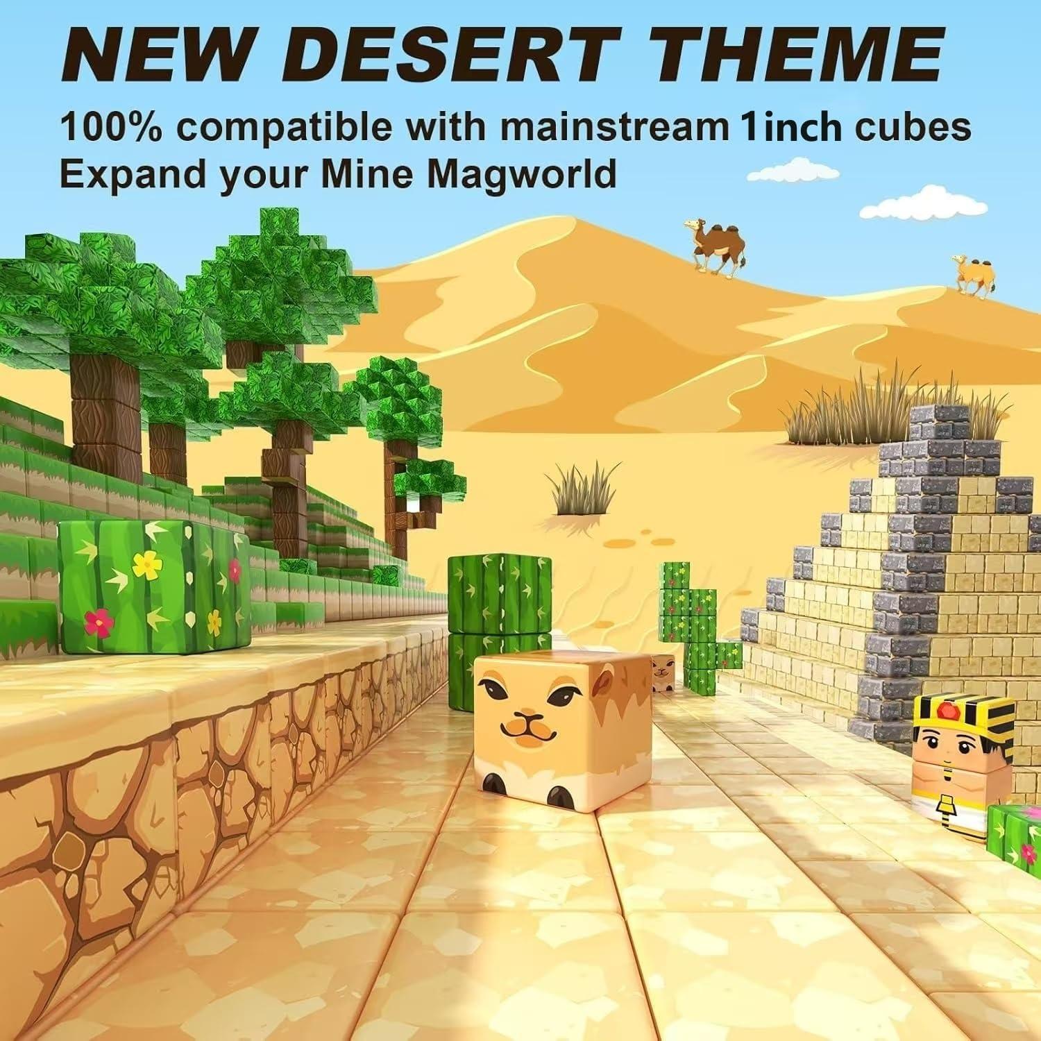 Bloques Magnéticos Gooidea 88PCS Set Desierto 2,54 cm