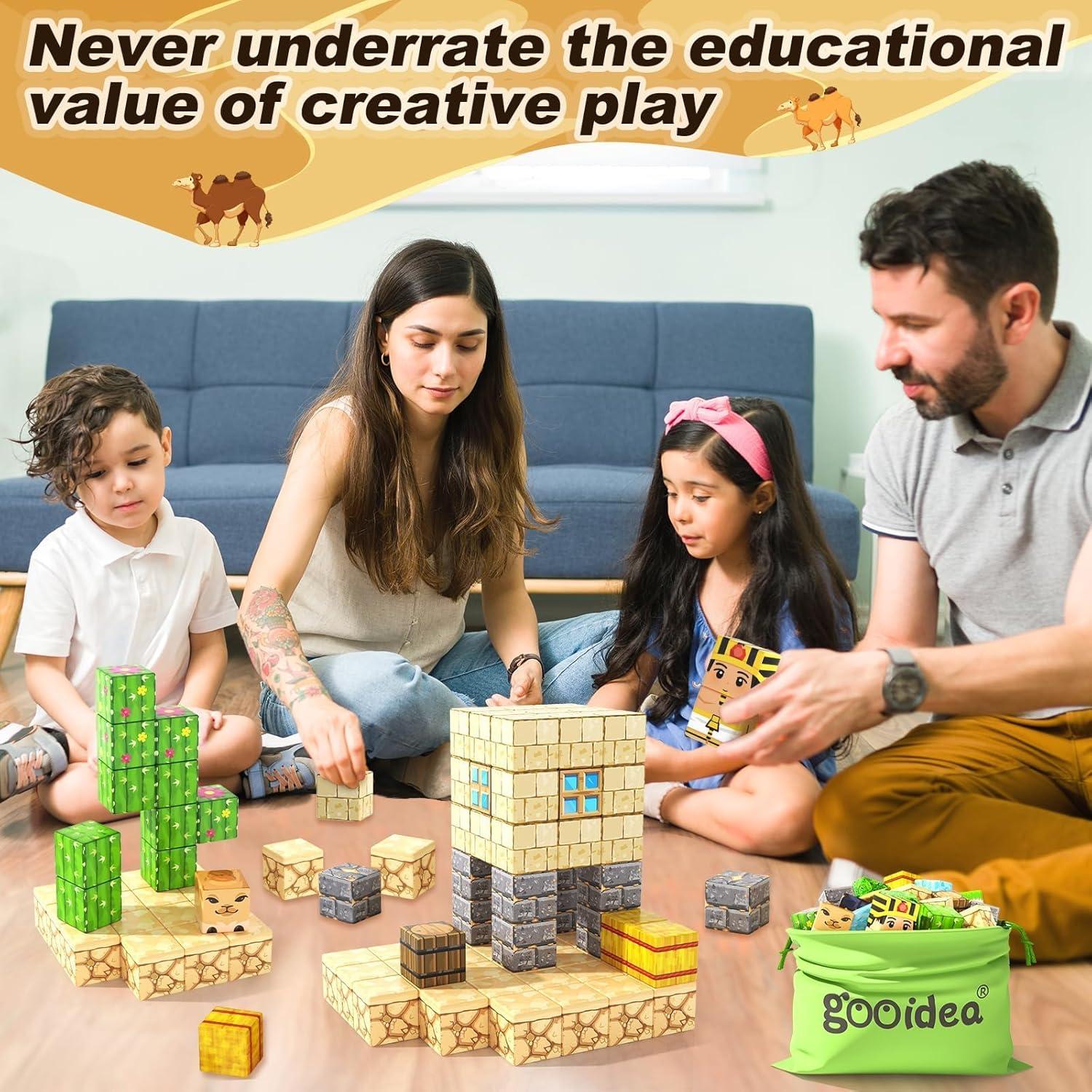 Bloques Magnéticos Gooidea 88PCS Set Desierto 2,54 cm