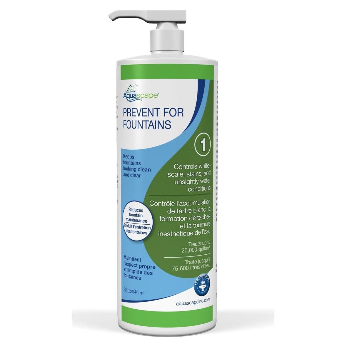 Tratamiento de Agua Aquascape Prevent 946 ml para Fuentes