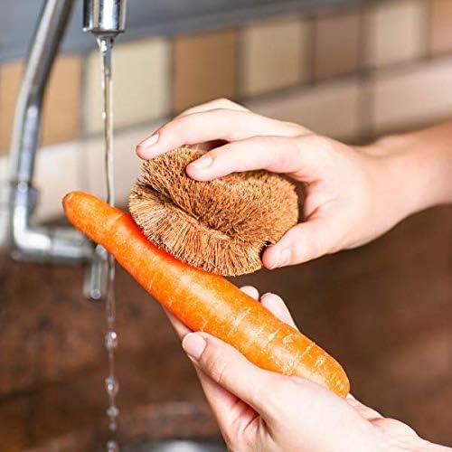 Juego de 3 Cepillos de Verduras SKARBY de Coco Natural