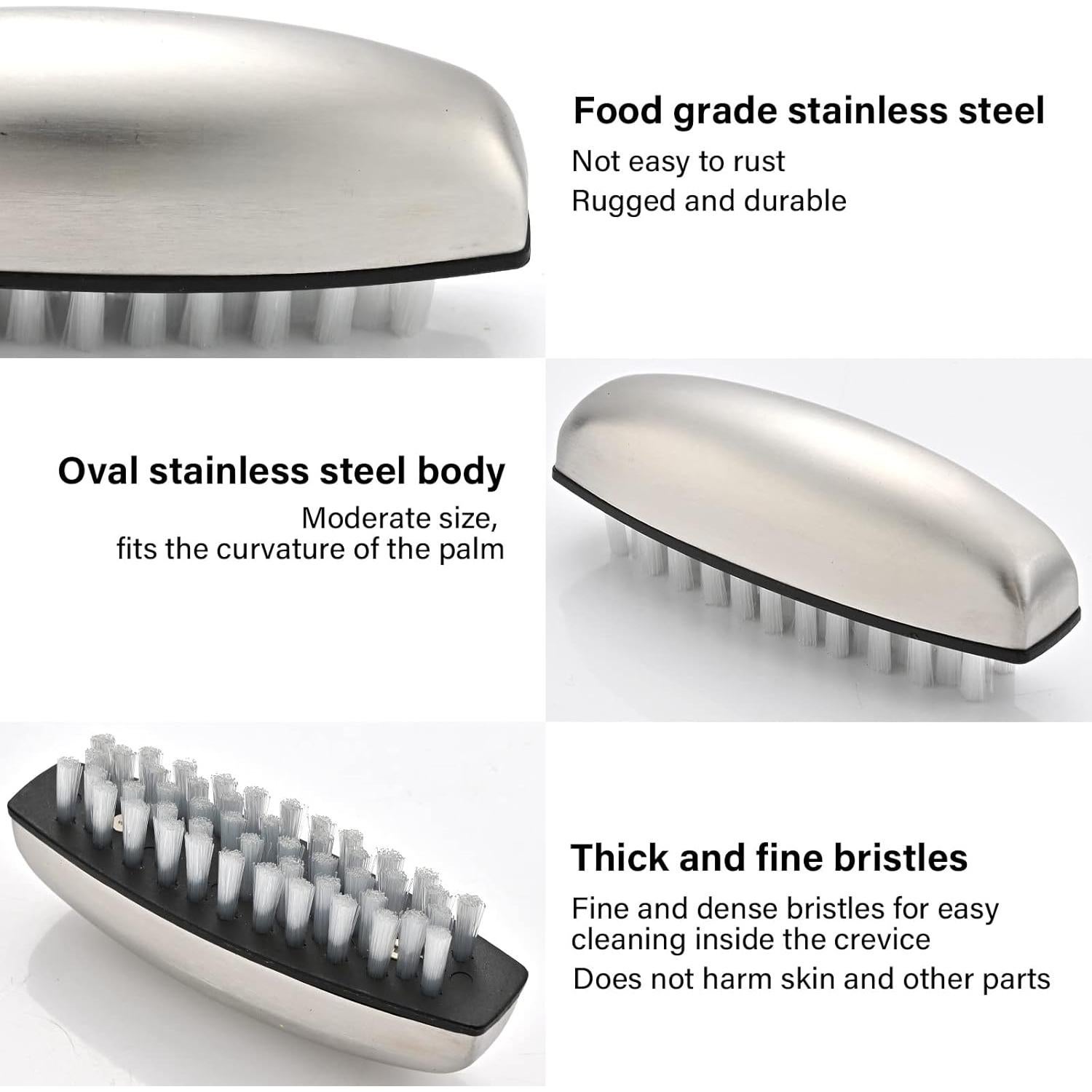 Cepillo de Limpieza Multifuncional Topolopyfeely - Acero Inoxidable