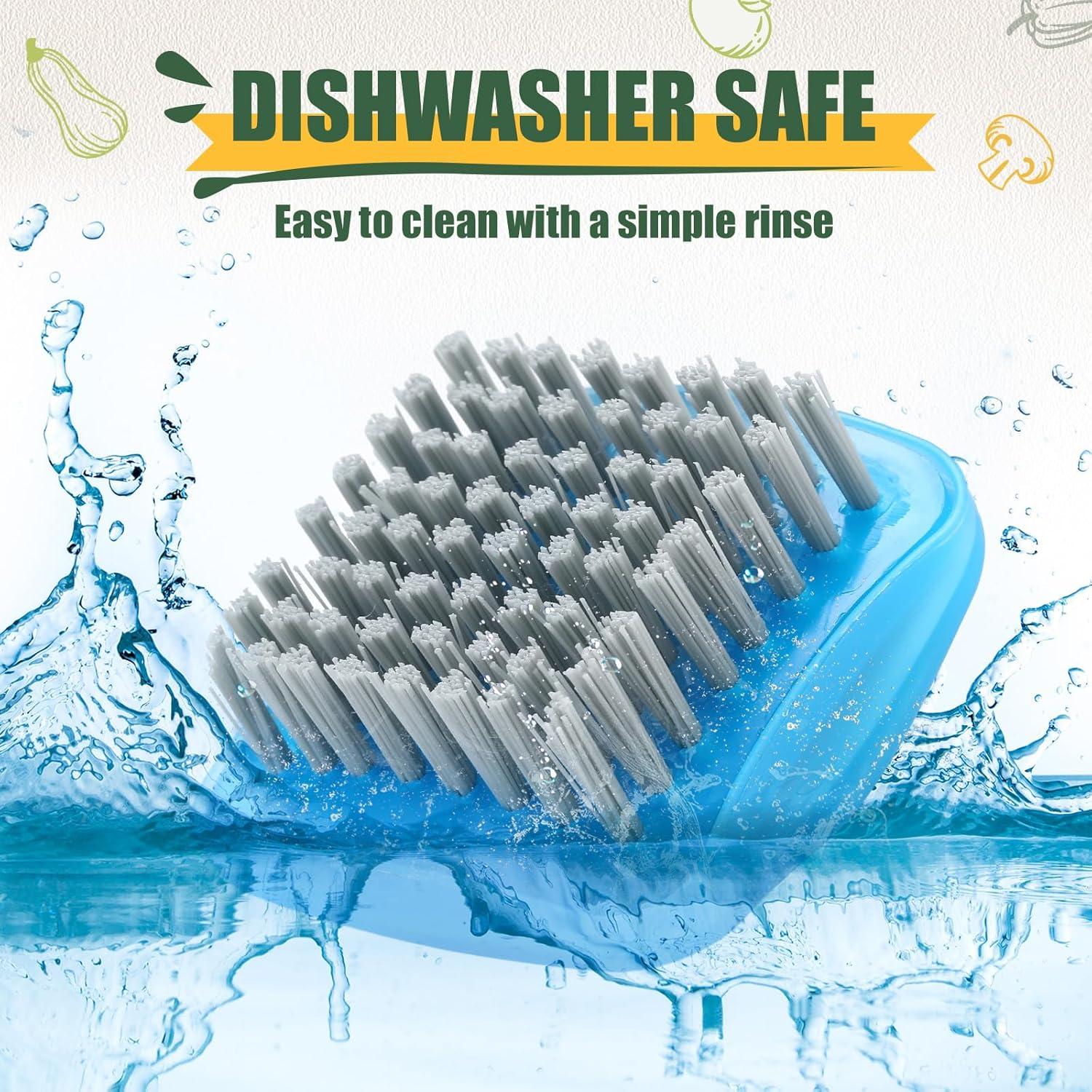 Juego de 12 Cepillos de Verduras Honeydak con Agarre Antideslizante