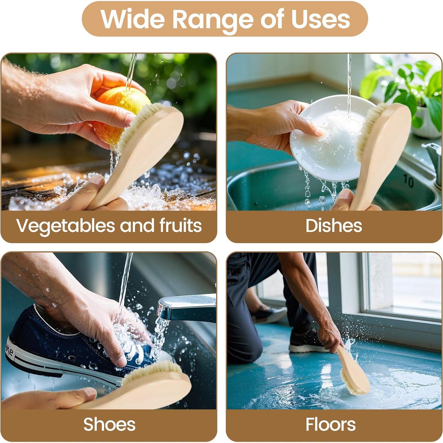 Cepillo de Verduras Aphrordity 20 cm Mango de Madera