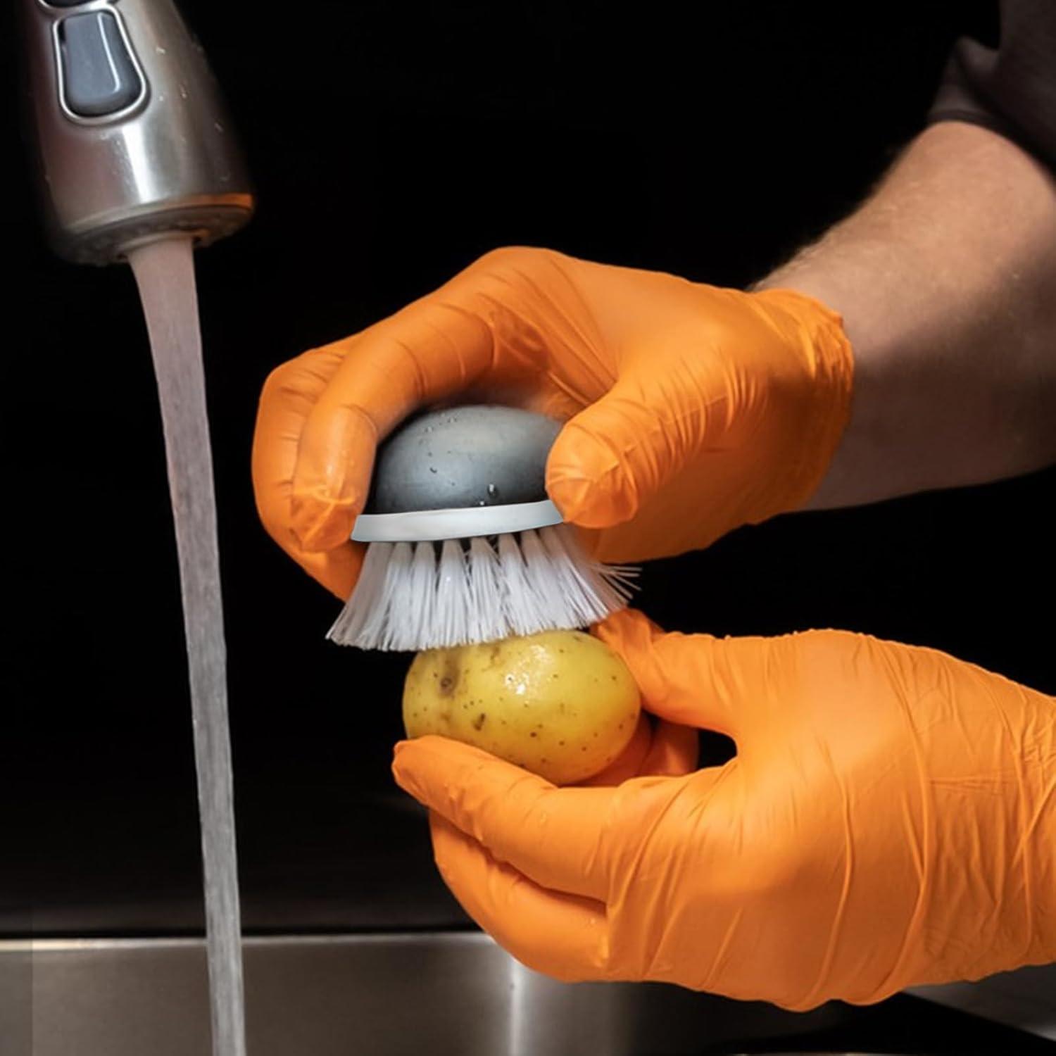 Cepillo de Verduras Hpmjz Ergonómico Antideslizante 9.9x5.8 cm