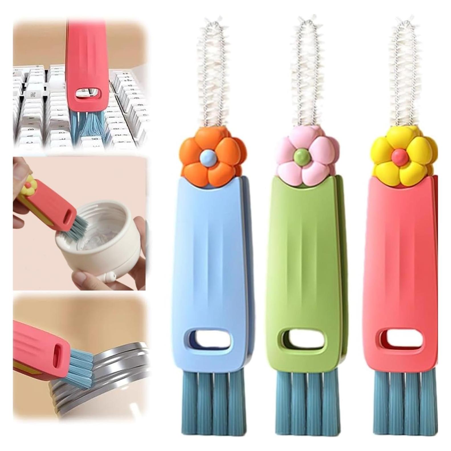 Cepillo de limpieza 3 en 1 DAMARI para tapas de tazas